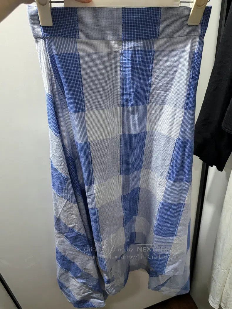 Vivienne Westwood Vivienne Westwood size 2 Asymmetrical Blue Plaid Skirt with Size 26" / US 2 / IT 38 - 2 Thumbnail