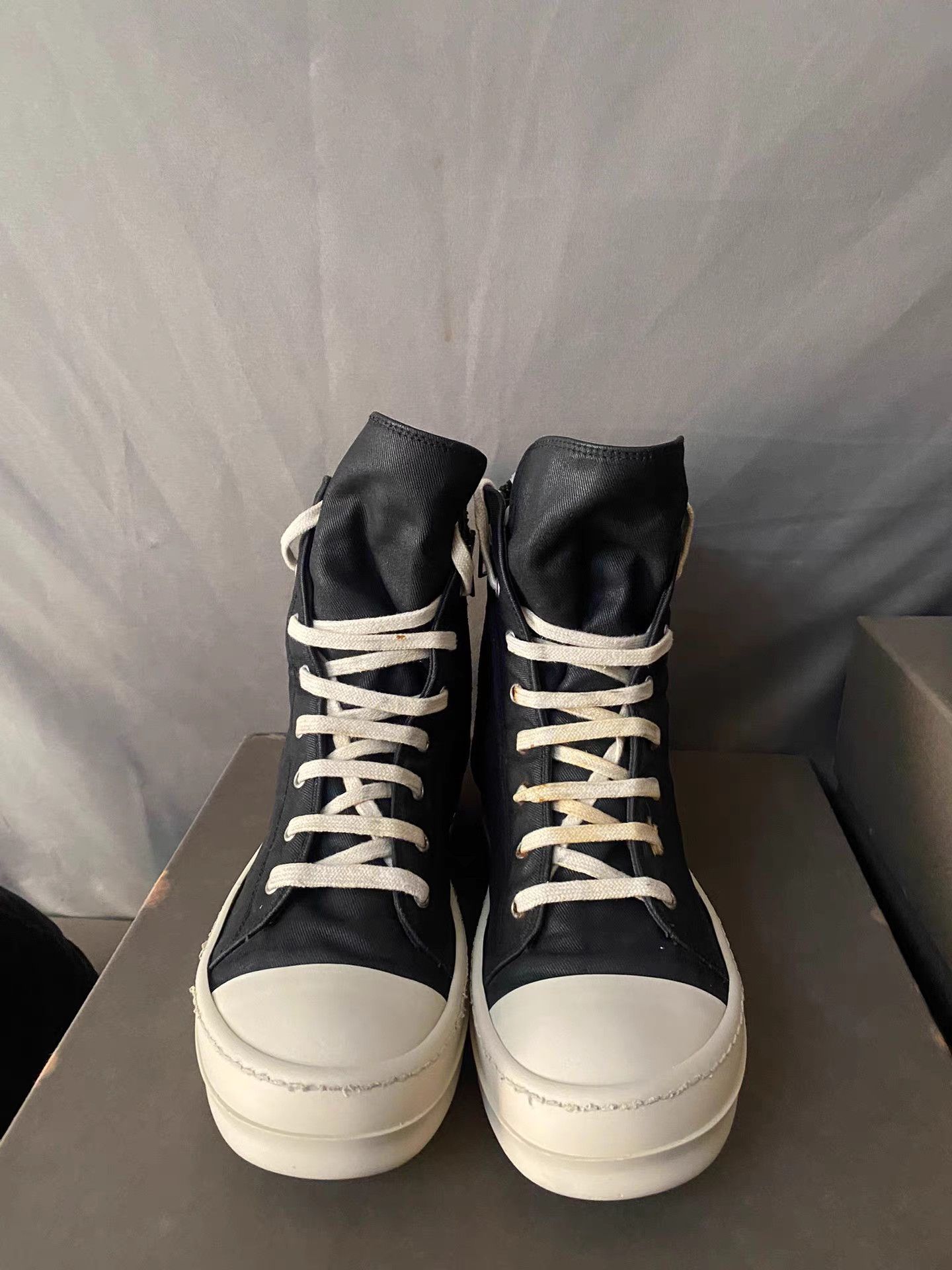 Rick Owens Rick Owens Waxed Canvas Jumbo Low Size US 7 / EU 40 - 4 Thumbnail