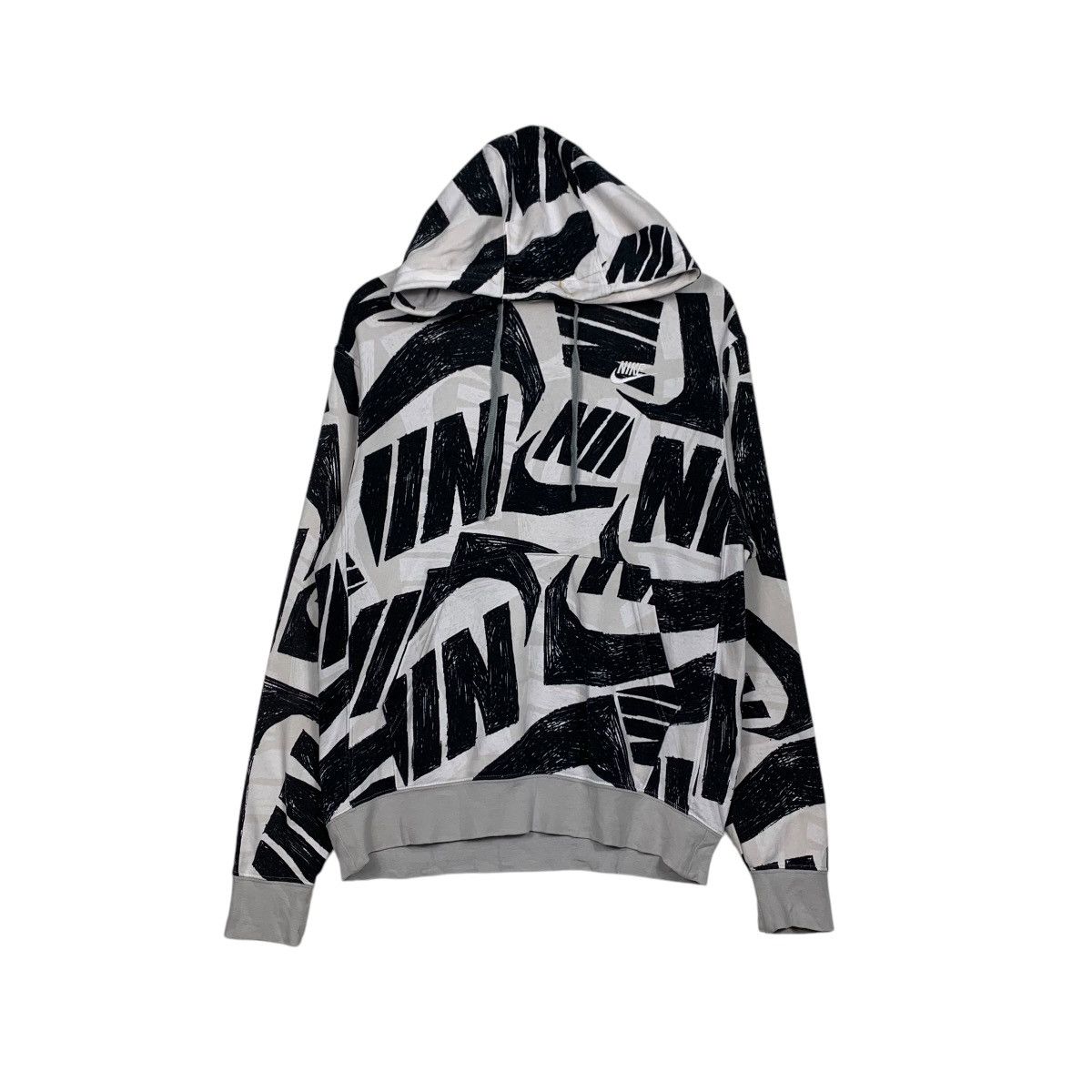 Nike NIKE All Over Print Pullover Hoodies Sweatshirt #1768-C78 Size US S / EU 44-46 / 1 - 1 Thumbnail