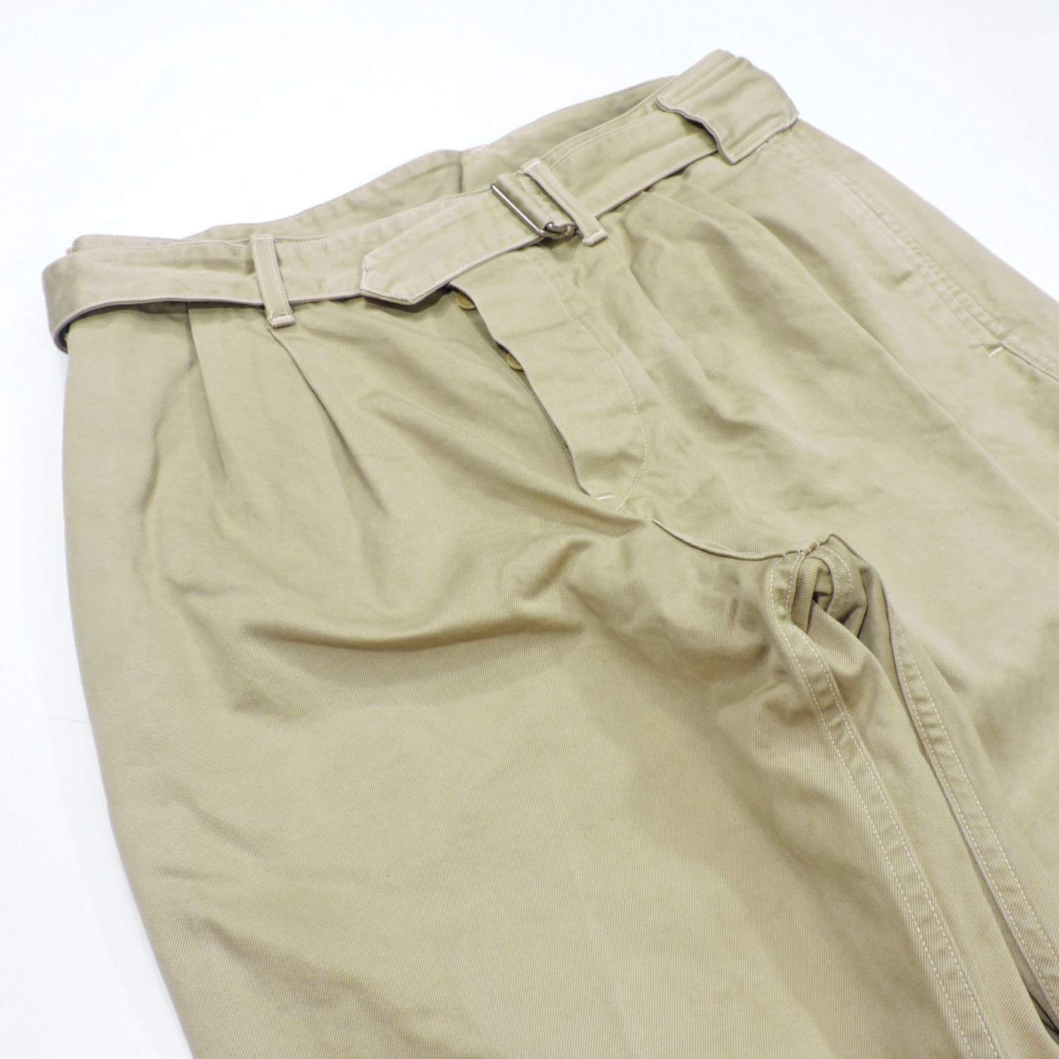 Comoli COMOLI BELTED CHINO LONG PANTS Size US 31 - 7 Thumbnail
