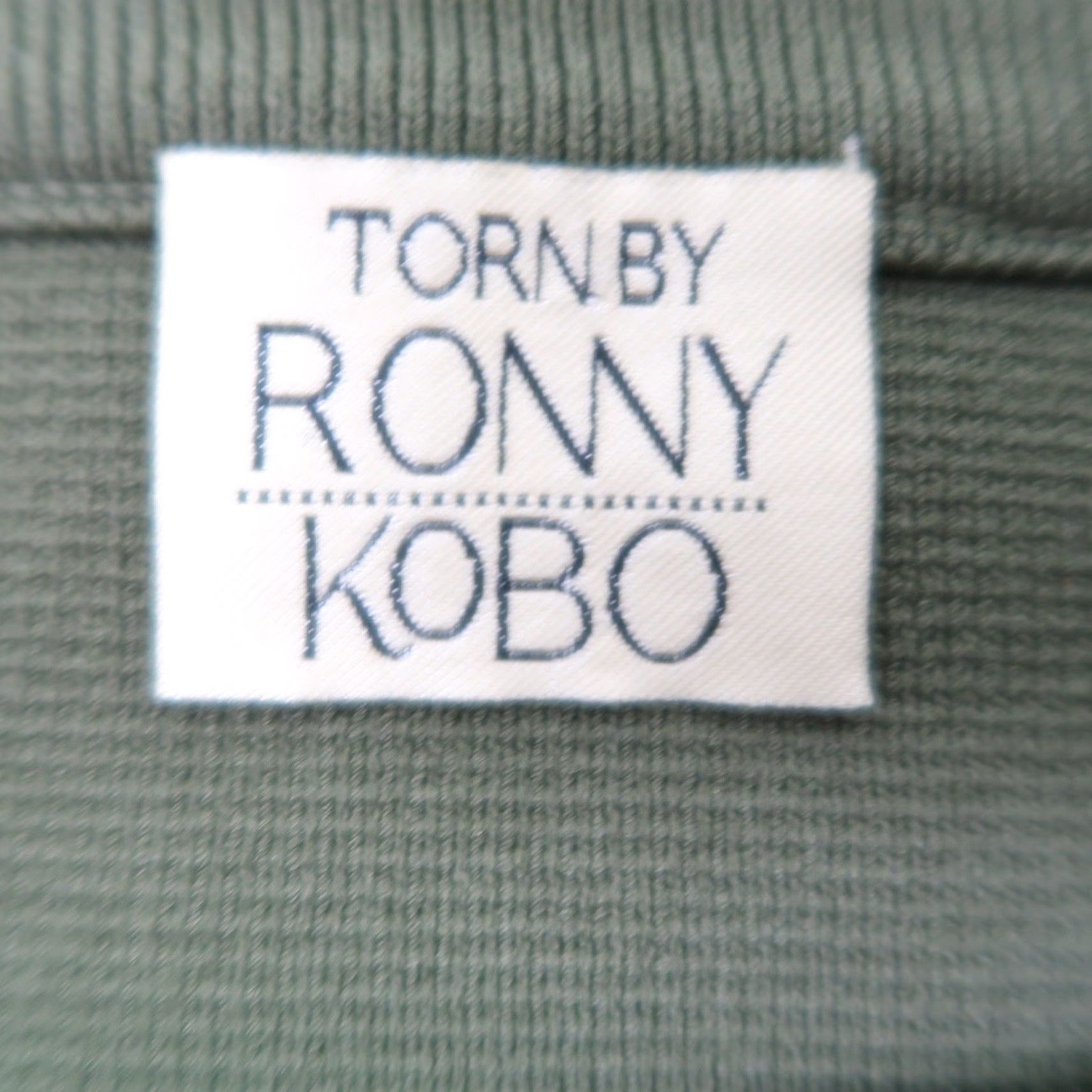 Ronny Kobo Torn by Ronny Kobo Skirt Mini Women S Olive Green Ribbed Knit Short Viscose Nylon Solid Fall Spring Summer Winter Size 28" / US 6 / IT 42 - 3 Thumbnail