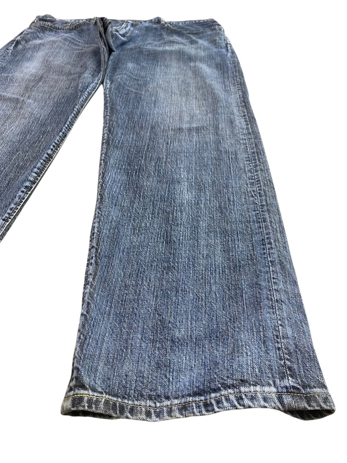 Edwin Edwin Vintage Faded Acid Blue Wash Style Straight Jeans Size US 44 / EU 60 - 8 Thumbnail