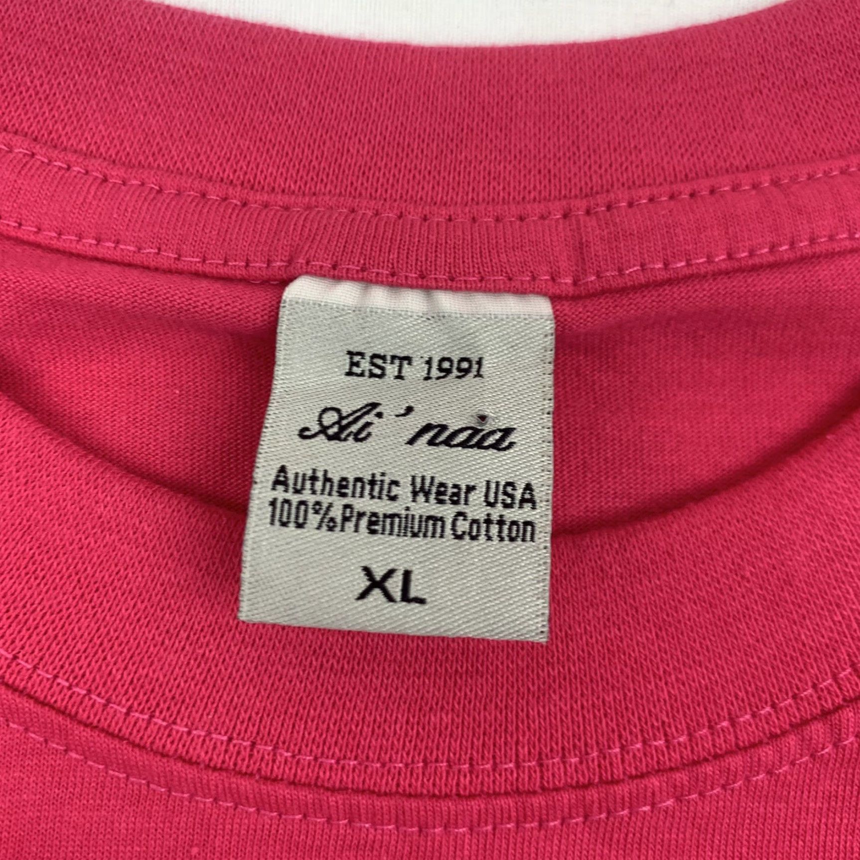 Vintage VINTAGE Puerto Rico T Shirt Adult XL Pink Palm Trees Nature Travel Embroidered Island Mens Size US XL / EU 56 / 4 - 4 Thumbnail