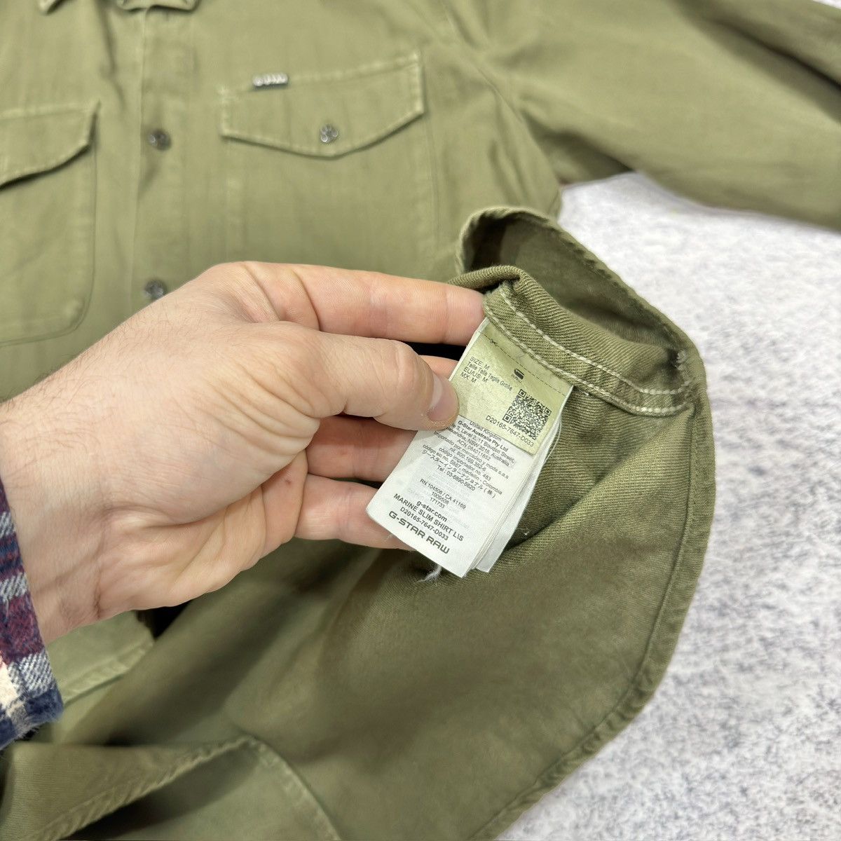 Designer × G-Star G-Star RAW Olive Marine Slim Shirt M size Size US M / EU 48-50 / 2 - 12 Thumbnail