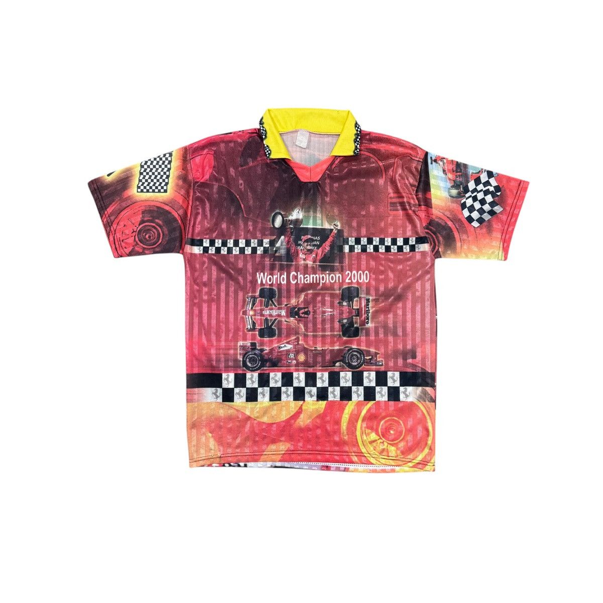 Ferrari × Formula 1 × Vintage Vintage Ferrari Michael Schumacher Shummy Racing Shirt Sz L Size US L / EU 52-54 / 3 - 1 Thumbnail