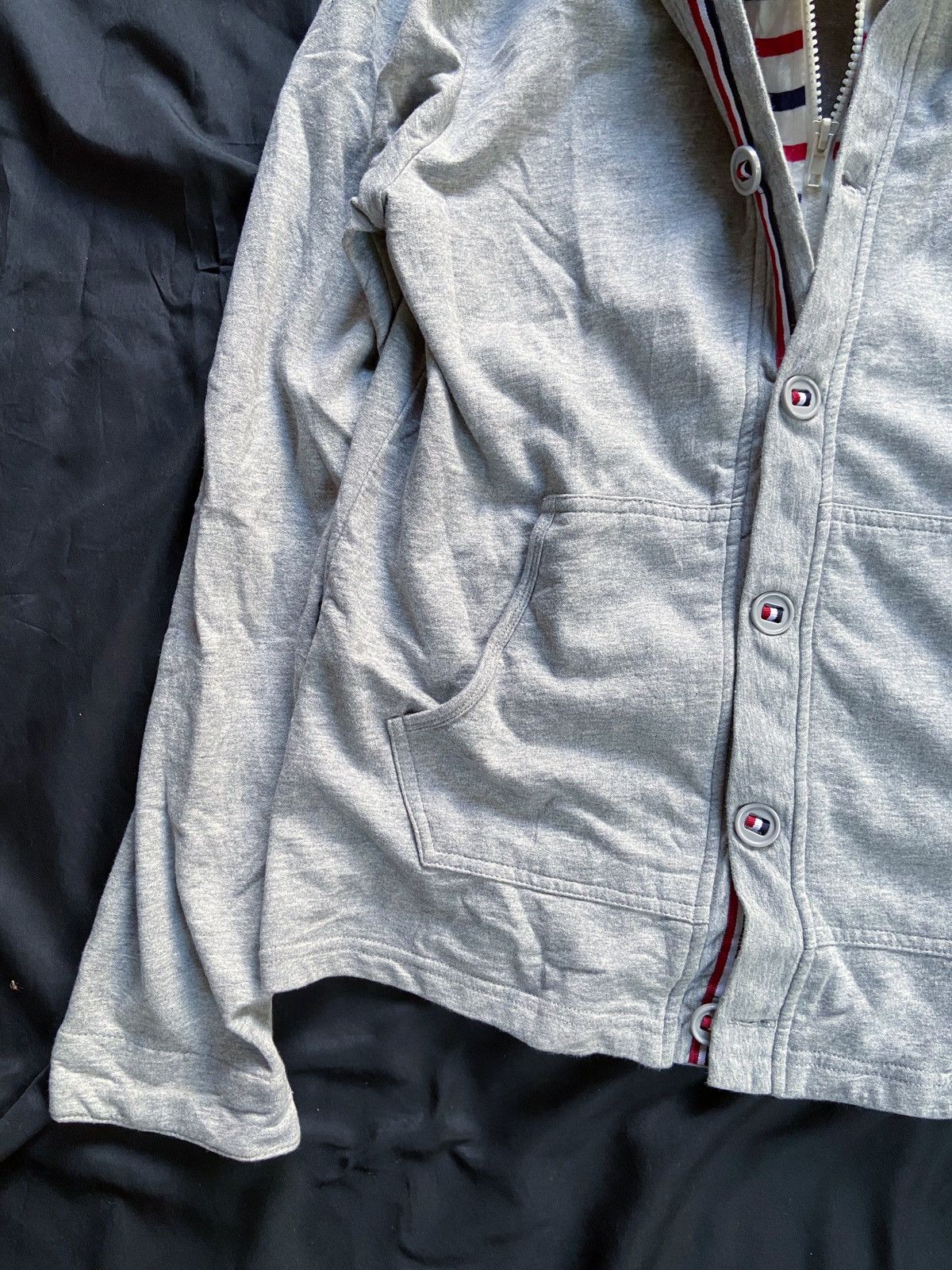 Isamu Katayama Backlash APACHE VINTAGE DOUBLE LAYER STRIPED CASUAL ZIP HOODIE Size US S / EU 44-46 / 1 - 10 Thumbnail