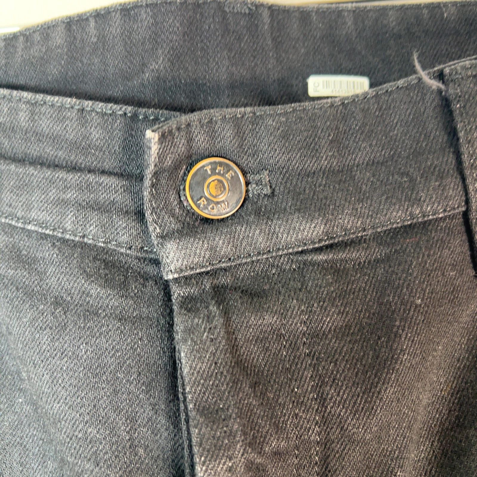 The Row The Row Straight Leg Black Jeans Size US 36 / EU 52 - 2 Thumbnail