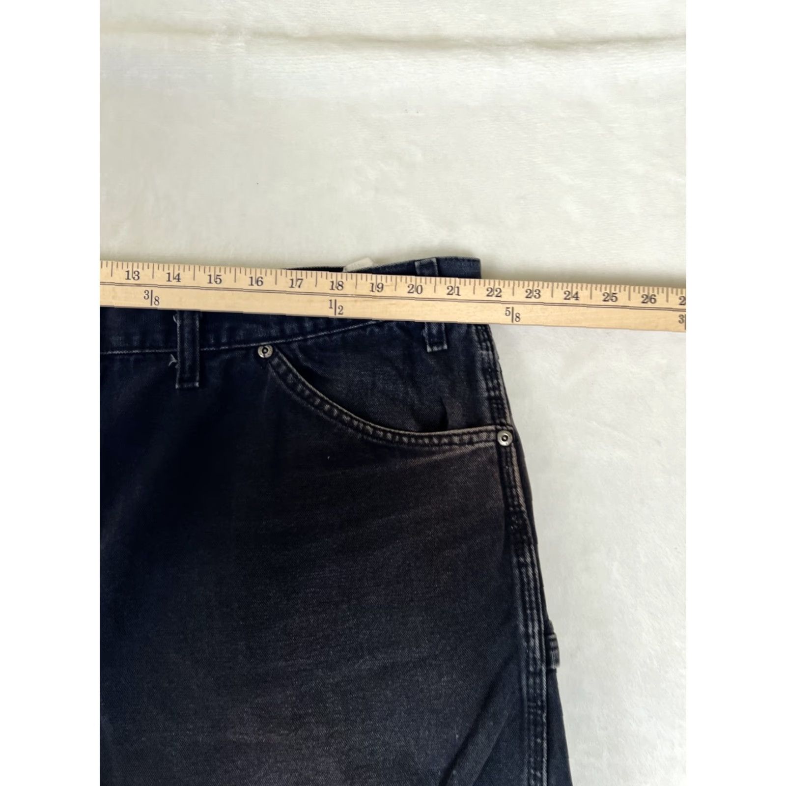 Dickies Dickies Pants Mens 44x32 Black Workwear Carpenter VTG Grunge 874 Sun Fade Casual American Regular Straight Size US 44 / EU 60 - 5 Thumbnail