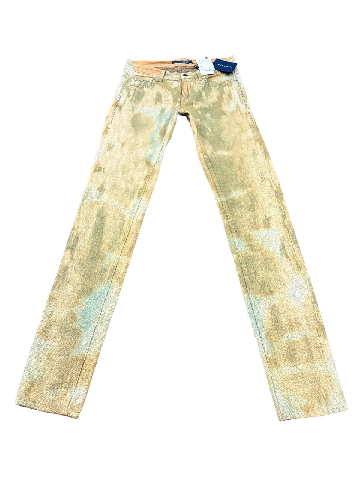 Ralph Lauren RALPH LAUREN STUD DENIM JEANS Size 28" / US 6 / IT 42 - 5 Thumbnail