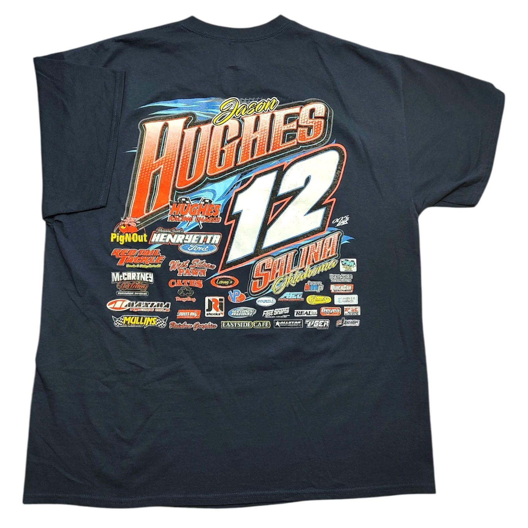 Gildan Hugh Sanders T-Shirt Blue XL Mens Car Sports Graphic Print Crew Neck Short Sleeve Gildan Cotton Blend Regular Fit Size US XL / EU 56 / 4 - 2 Thumbnail