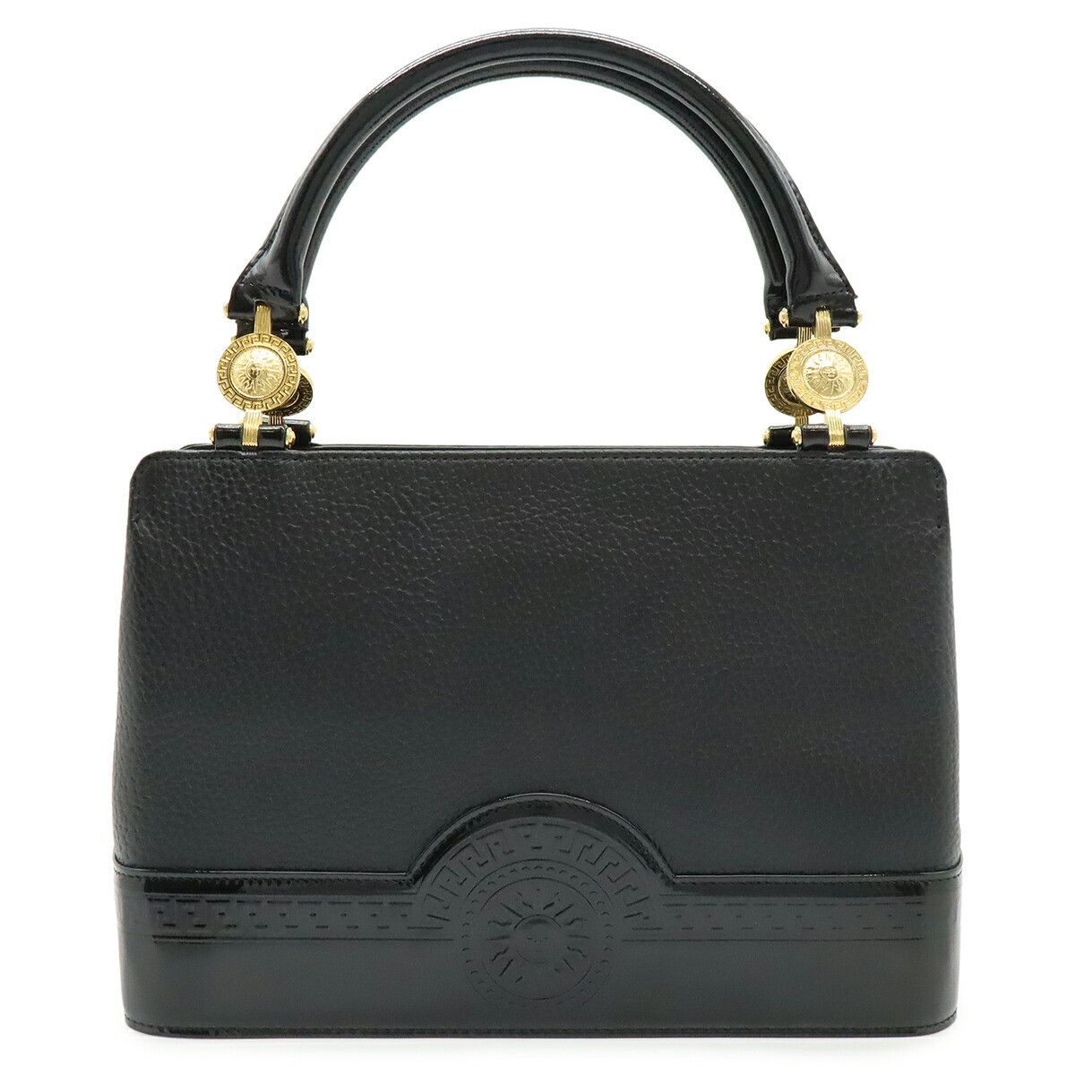 Versace Versace Gianni Versace Leather Patent Leather Handbag Leather Handbag DUTY FREE for USA Size ONE SIZE - 1 Thumbnail