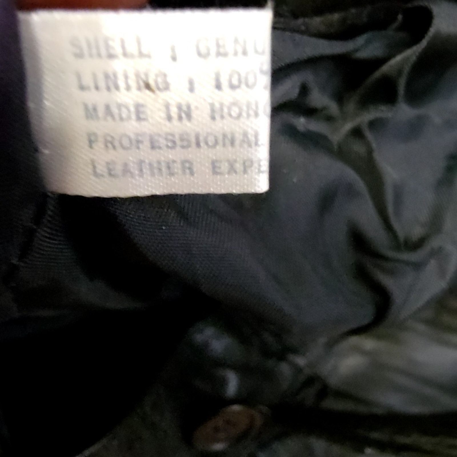 Vintage Vintage Omanti New York Genuine Leather Pants Black 12 90s Size 34" / US 12 / IT 48 - 8 Thumbnail