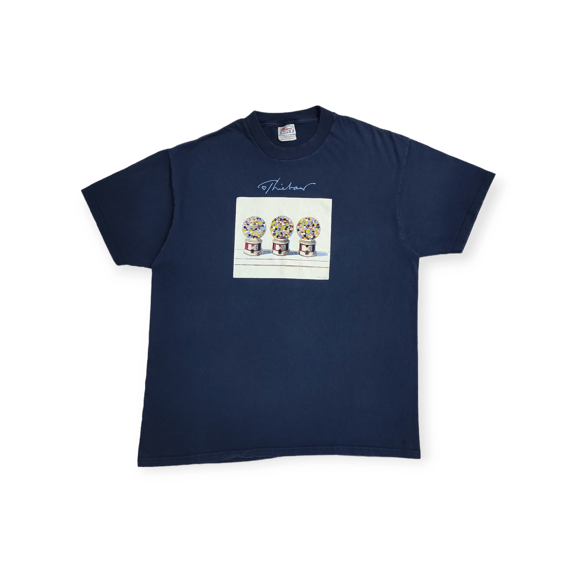 Mostly Heard Rarely Seen Vintage 2000 "Three Gumball Machines" by Wayne Thibaud Size US XL / EU 56 / 4 - 1 Thumbnail