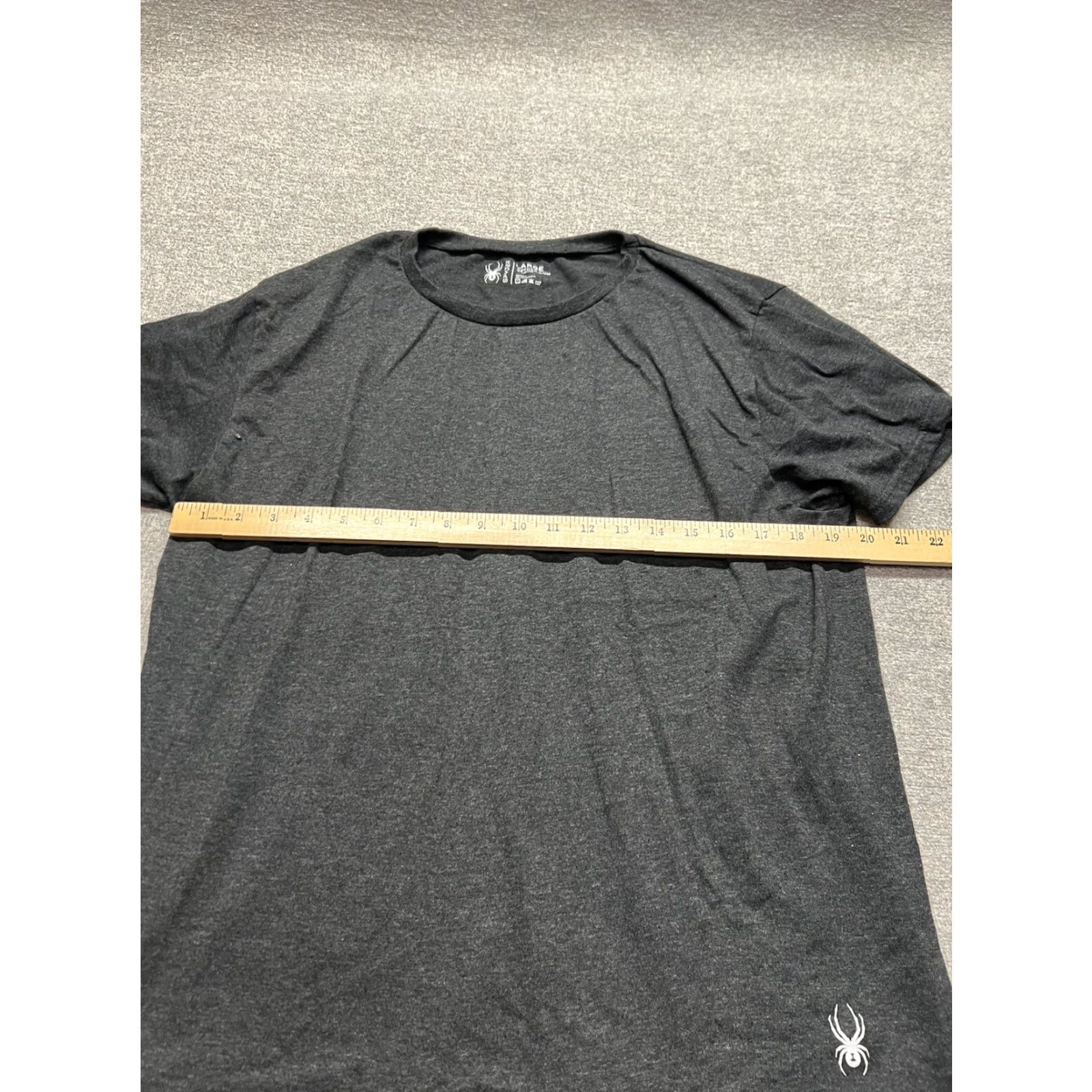 Spyder Spyder Active Shirt Mens Large Short Sleeve Activewear Gym Yoga Gray Size US L / EU 52-54 / 3 - 6 Thumbnail