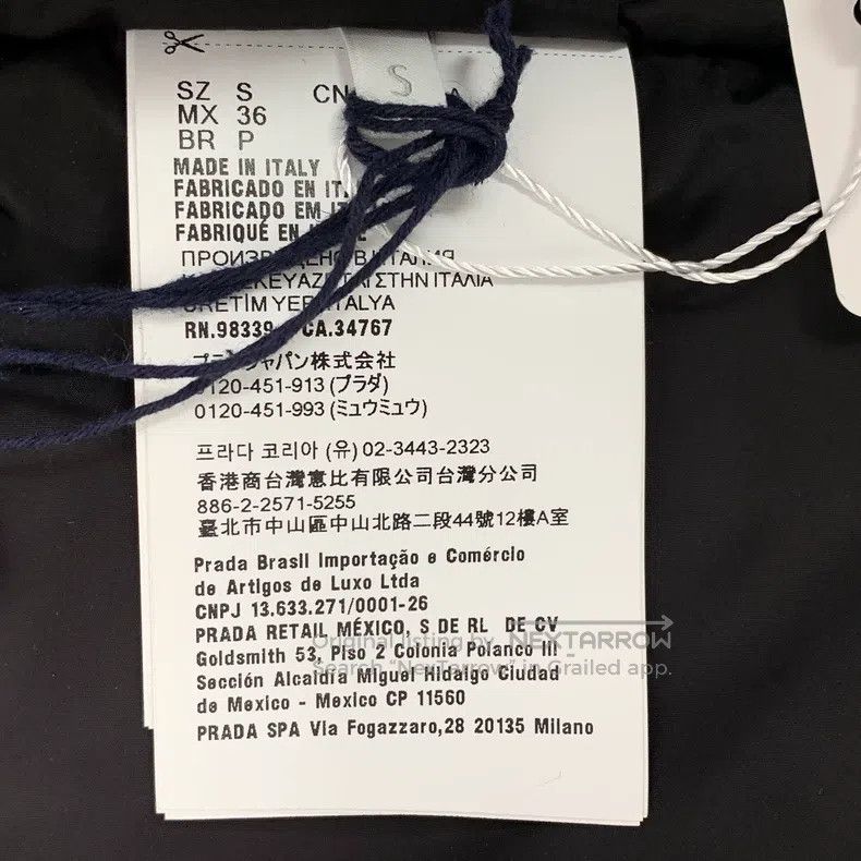 Prada Prada Blue washed old triangle standard cotton lapel singl Size US S / EU 44-46 / 1 - 8 Thumbnail