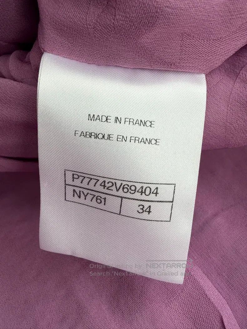 Chanel Chanel Purple checkered woollen stand-up collar jacket Size XXS / US 00 / IT 34 - 6 Thumbnail
