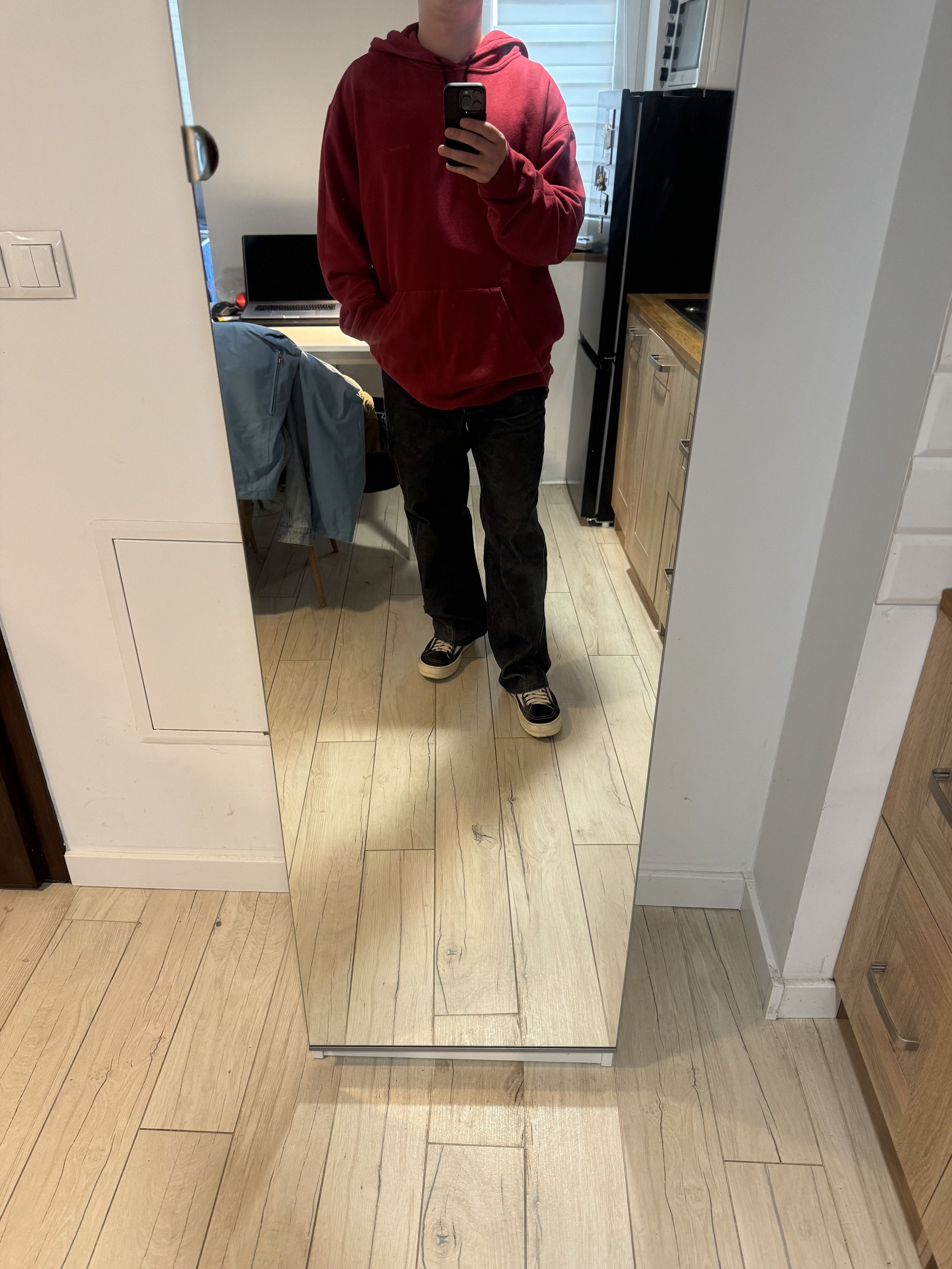Calvin Klein 205W39NYC Calvin Klein 205W39NYC Big Logo Oversized Red Hoodie Size US L / EU 52-54 / 3 - 1 Thumbnail