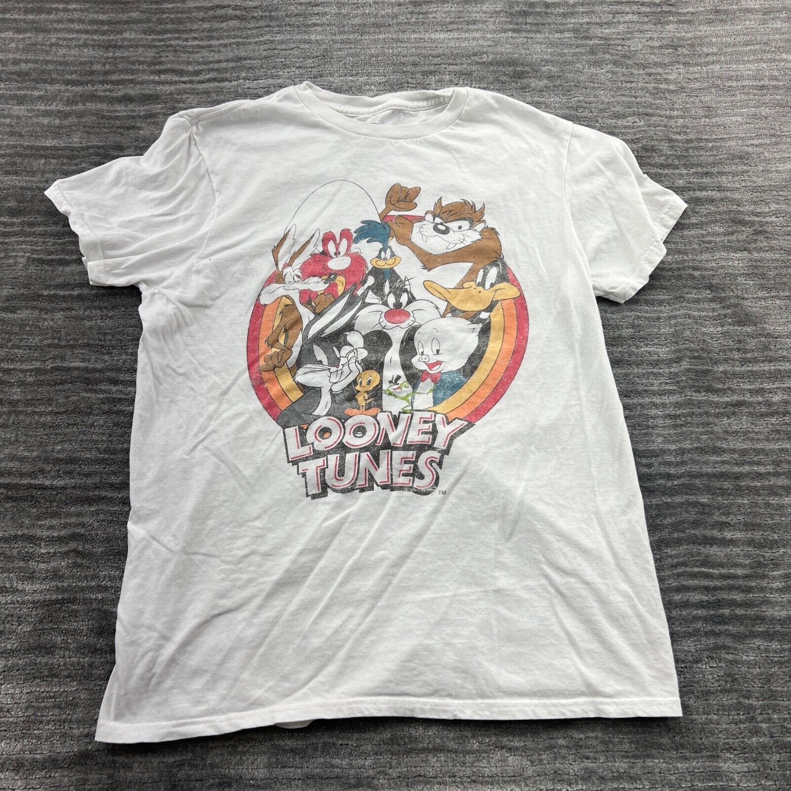 Maillot Looney Tunes Barca Vintage – Bugs Bunny, Taz, Tweety, Taille S / M