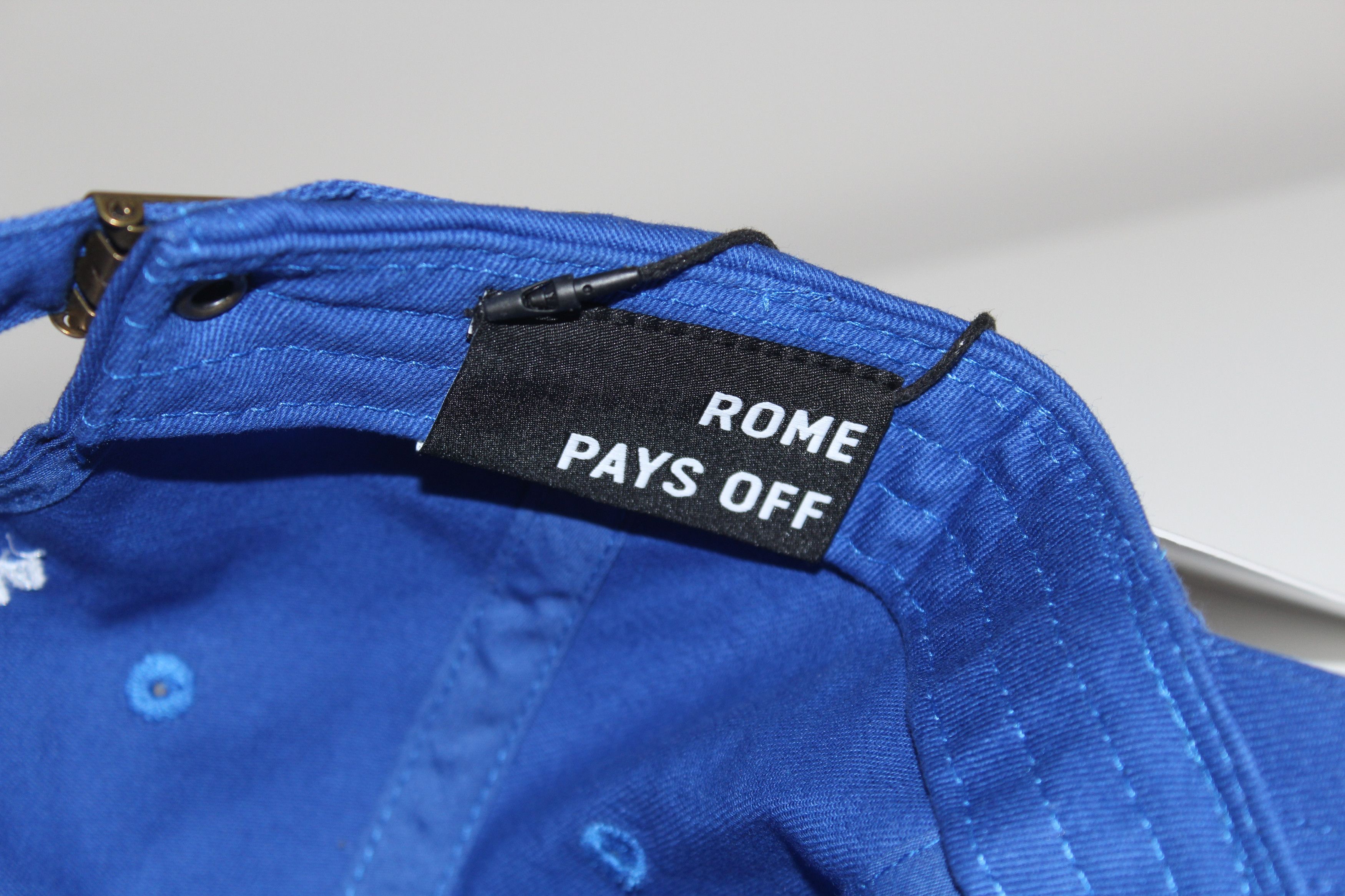 Other Rome Pays Off Blue LOVE Art Baseball Hat Cap Strapback Size ONE SIZE - 7 Thumbnail