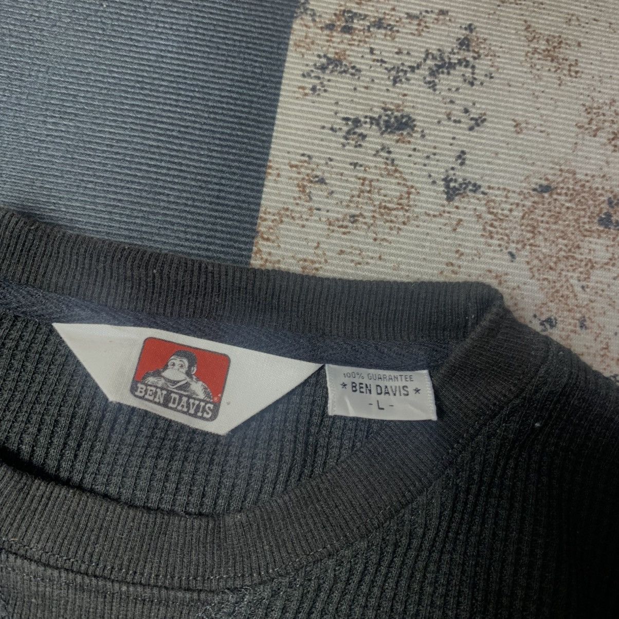 Ben Davis ‼️RARE‼️ Ben Davis Longsleeve tee Wafle Size US L / EU 52-54 / 3 - 7 Thumbnail