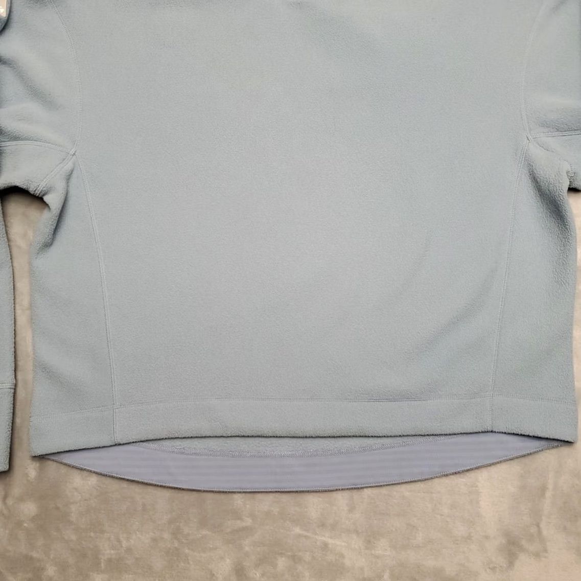 Vintage Hoka One Fleece Pullover Womens Medium Blue Long Sleeve Casual Top Thumb Holes Size M / US 6-8 / IT 42-44 - 2 Thumbnail