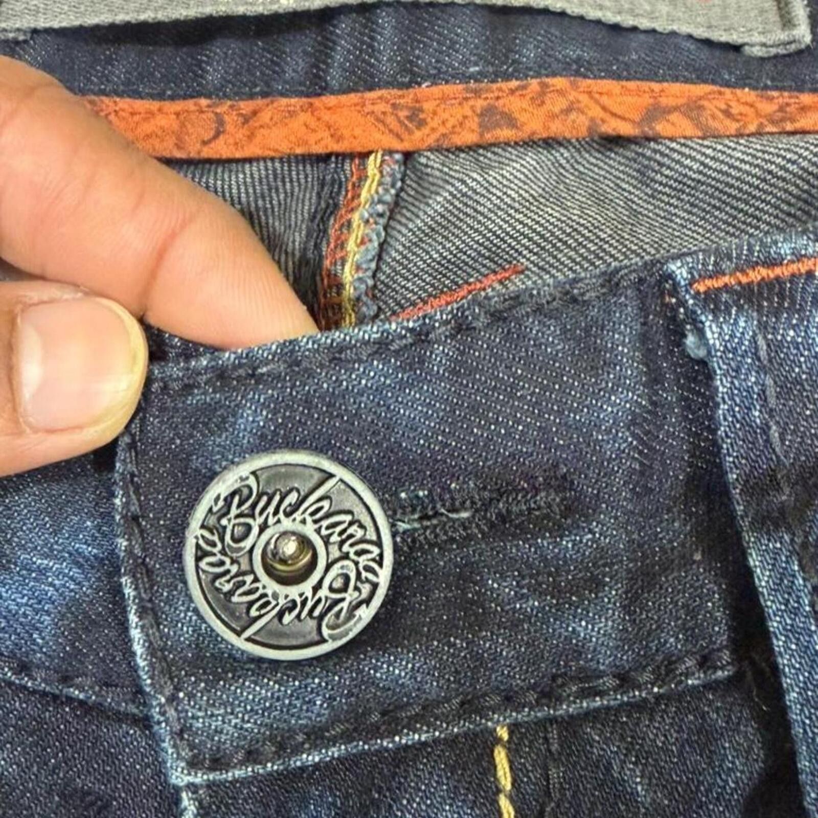 True Religion Vintage Buckaroo y2k ripped look relaxed fit denim jeans Size US 33 - 6 Thumbnail