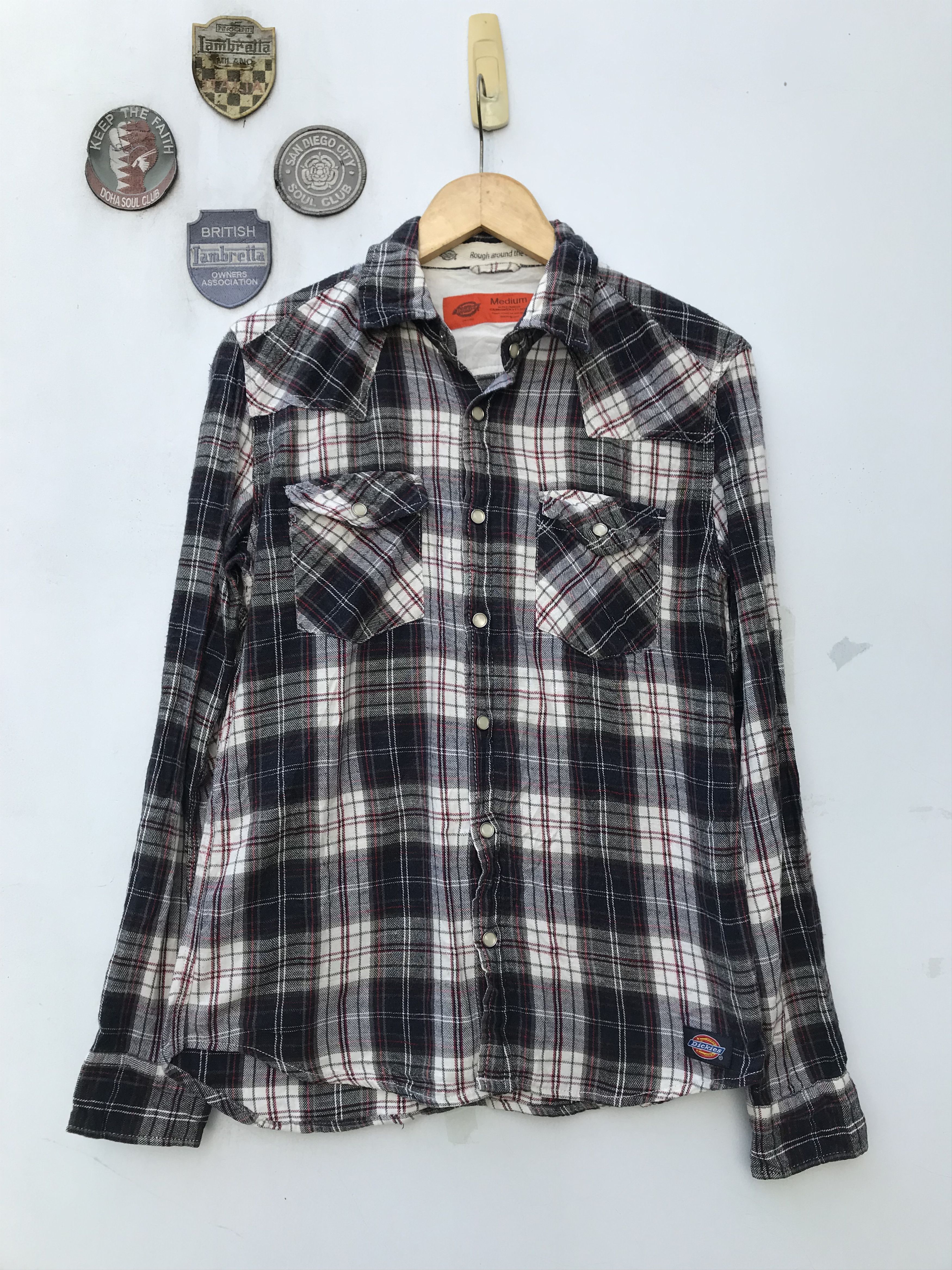 Dickies Vintage Dickies Japan Rugged sartorial Flannel Long Sleeves Size US M / EU 48-50 / 2 - 10 Thumbnail