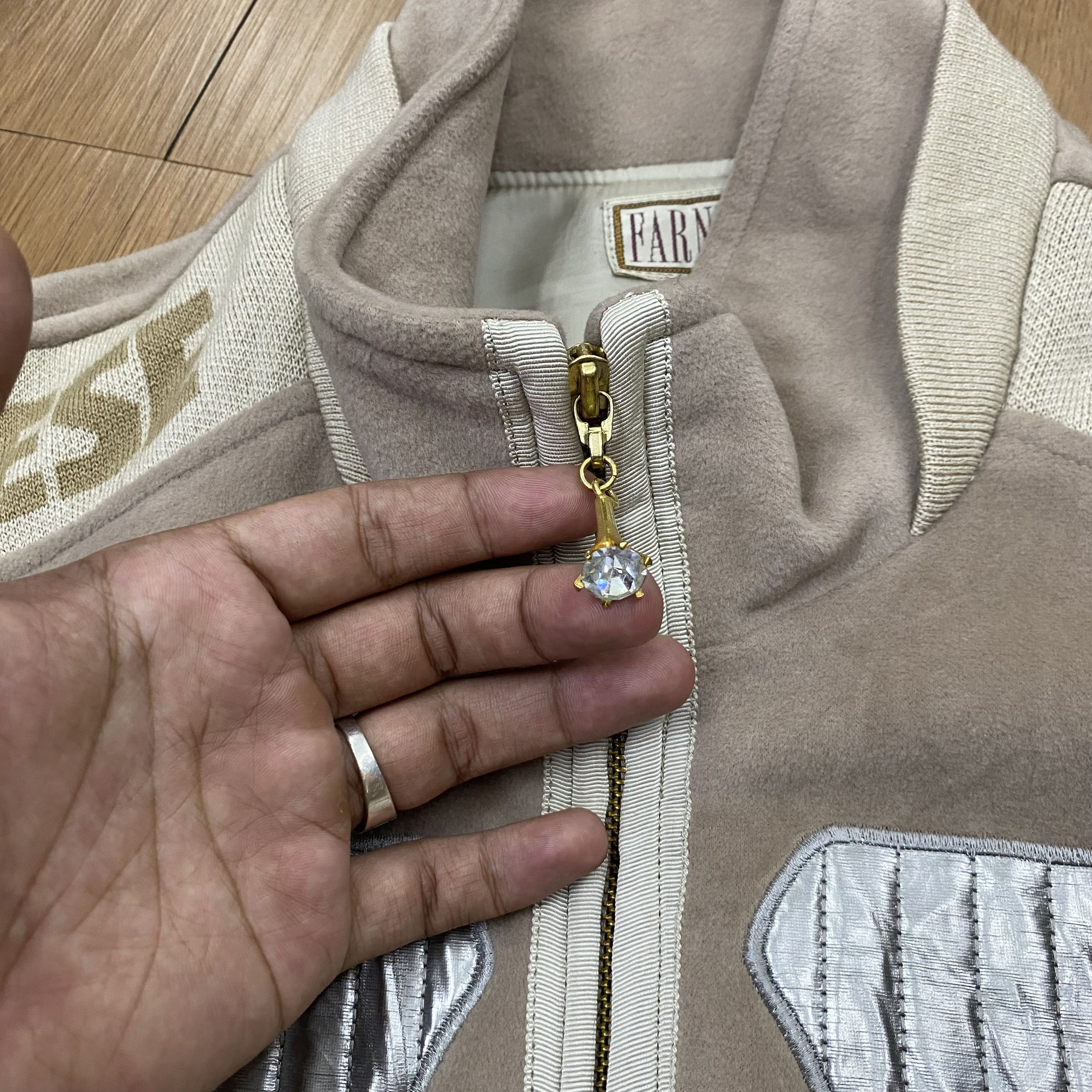 Japanese Brand × Vintage Vintage Farnese Fleece Jacket Patchwork Size US XL / EU 56 / 4 - 9 Thumbnail