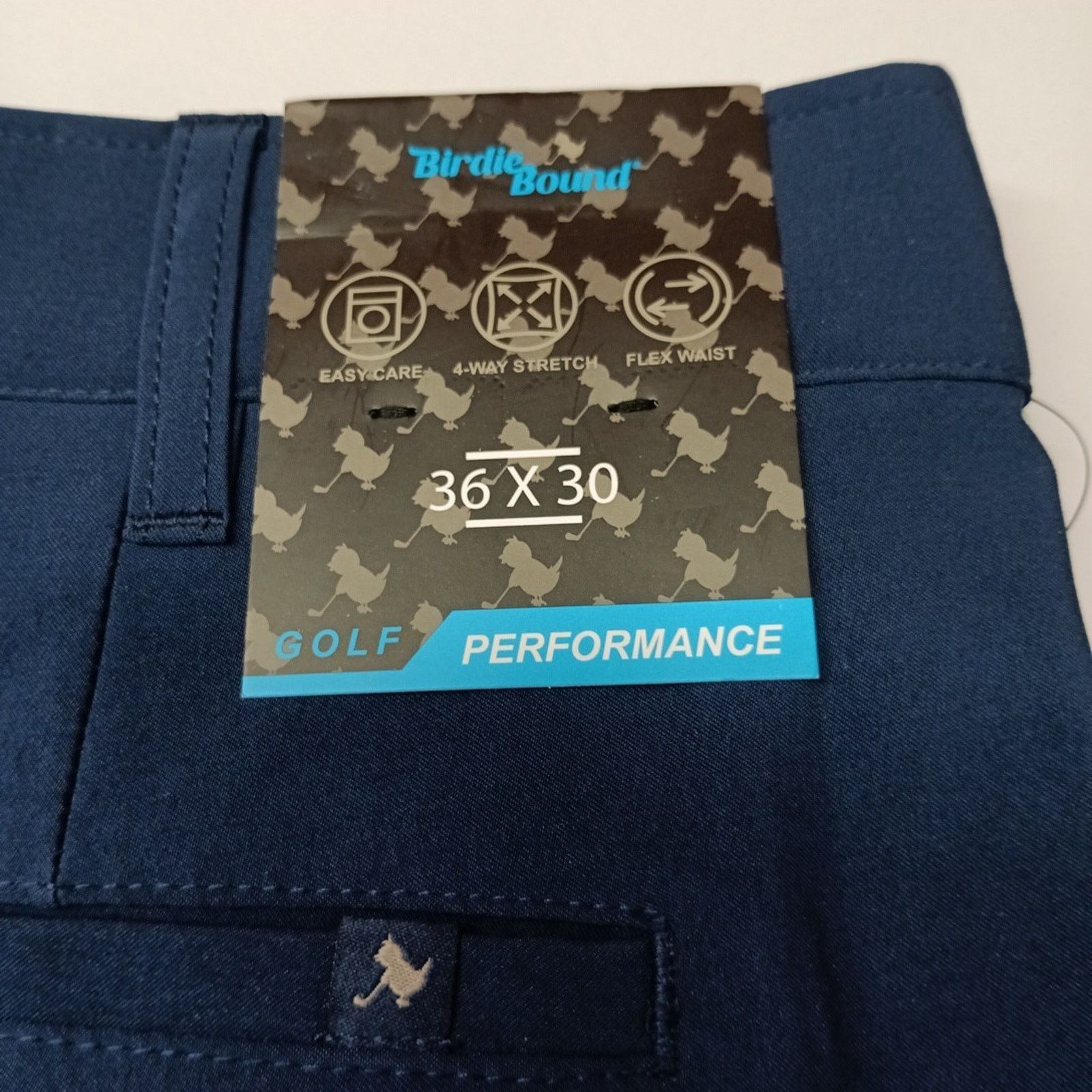 Other Birdie Bound Golf Pants Men's Size 36x30 Blue Flex Straight Size US 36 / EU 52 - 2 Thumbnail