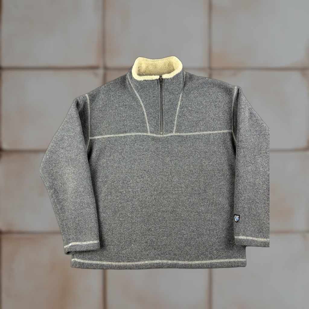 Vintage VINTAGE Kuhl Sweater Men M Gray Fleece Pullover Crew Neck Outdoor Hiking Size US M / EU 48-50 / 2 - 1 Thumbnail