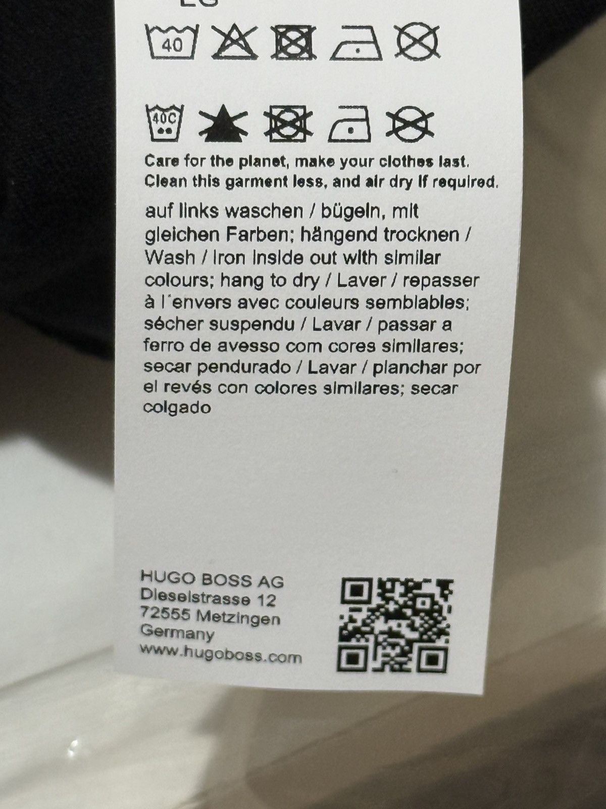 Hugo Boss Hugo Boss Stretch Cotton Sweatshirt with Zip US L Size US L / EU 52-54 / 3 - 6 Thumbnail