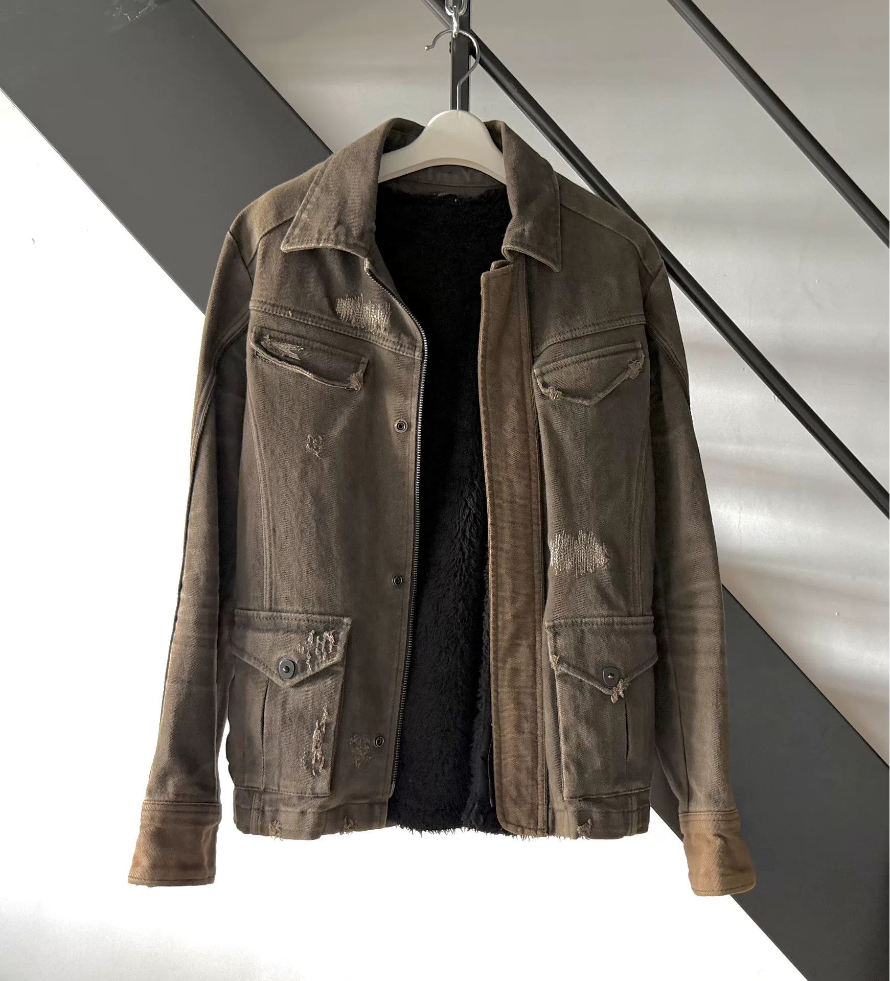 14th Addiction Distressed Military Jacket by 14th Addiction Size US M / EU 48-50 / 2 - 1 Thumbnail