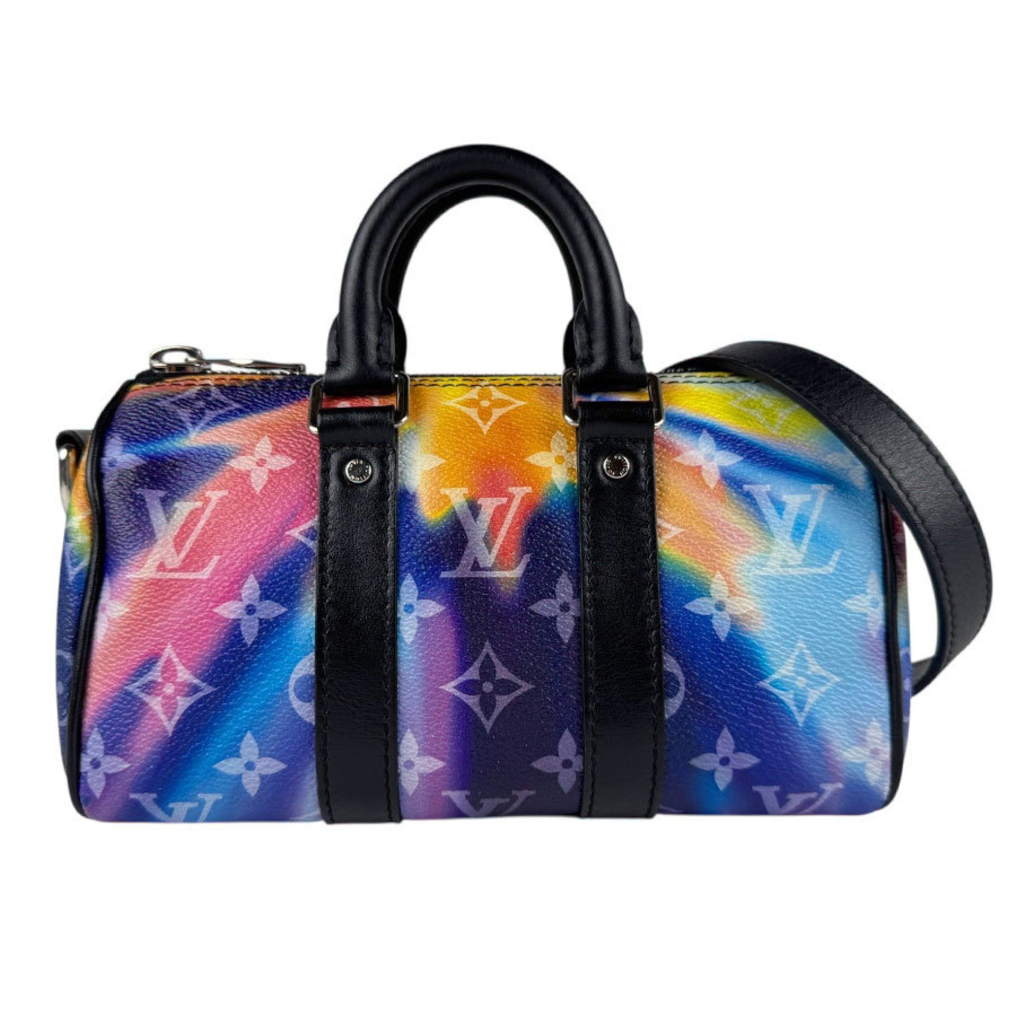 Louis Vuitton Shoulder Bag Monogram Sunset Keepall Xs Black X Multicolor Men's M80953 Z5201