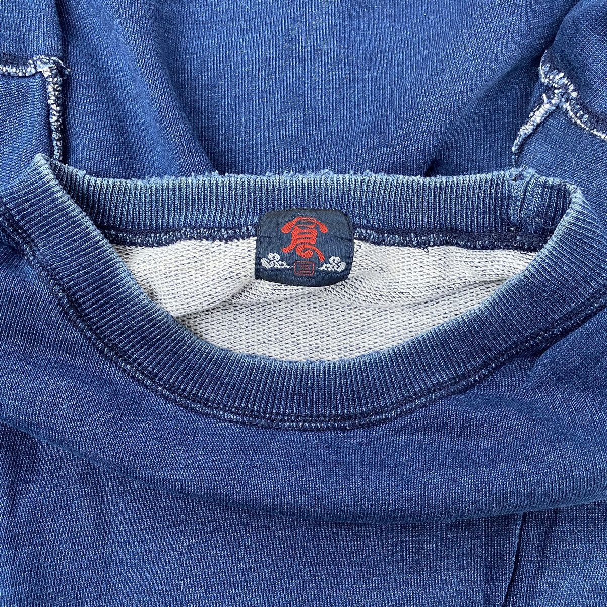 Japanese Brand × Vintage Vintage 90s Indigo Eternal Japan Concept Sweatshirt. #E7 Size US L / EU 52-54 / 3 - 10 Thumbnail