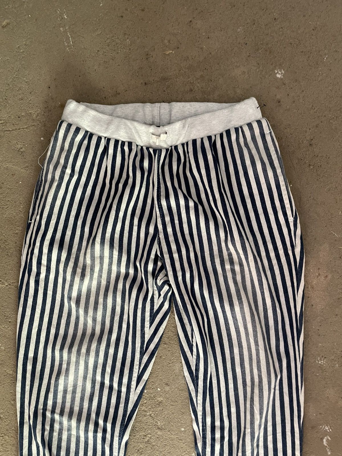 Issey Miyake Ne-net Striped Pants Indigo Size US 29 - 3 Thumbnail