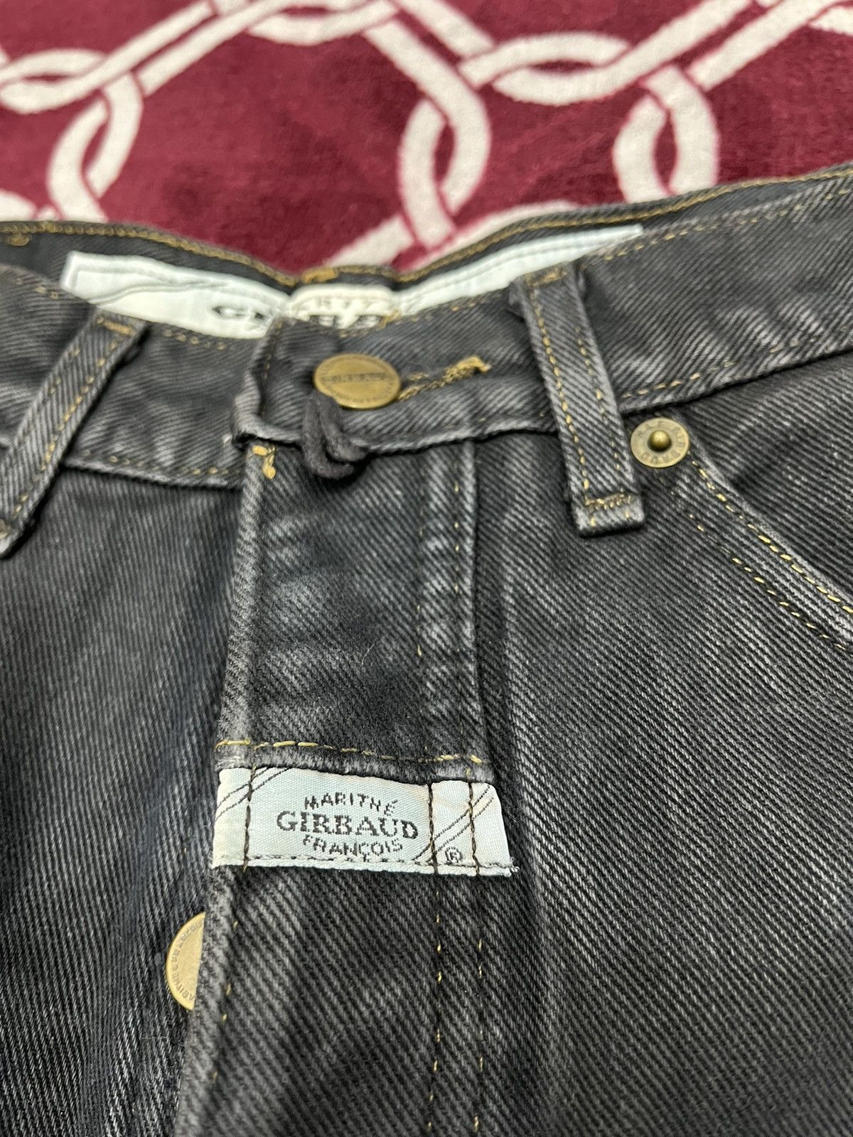 Marithe + Francois Girbaud Vintage Marithe Francois Girbaud MFG Black Faded Denim Size US 30 / EU 46 - 8 Thumbnail