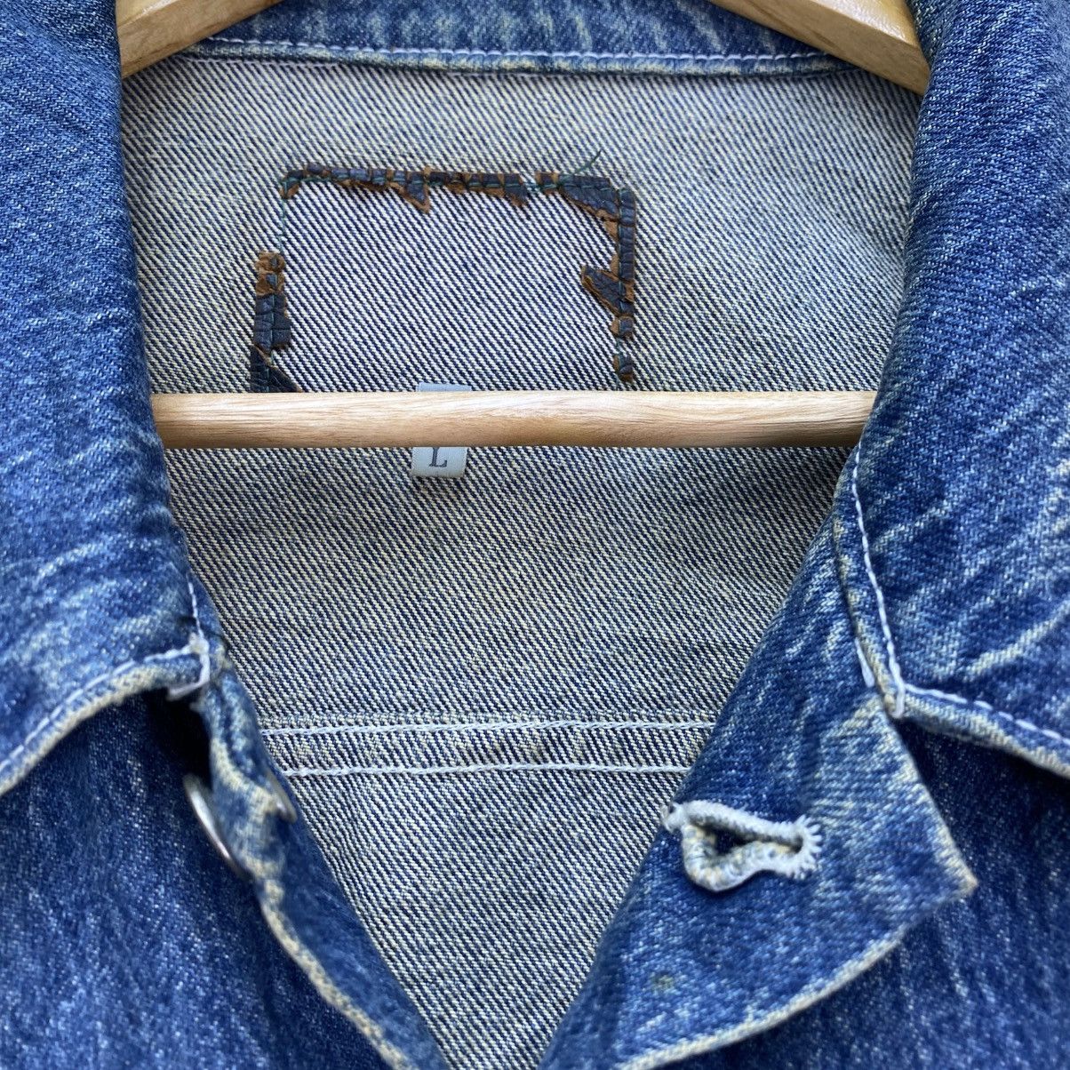 Vintage 🫶vintage blue denim trucker jacket-Denim Trucker Acid Wash Size US M / EU 48-50 / 2 - 9 Thumbnail