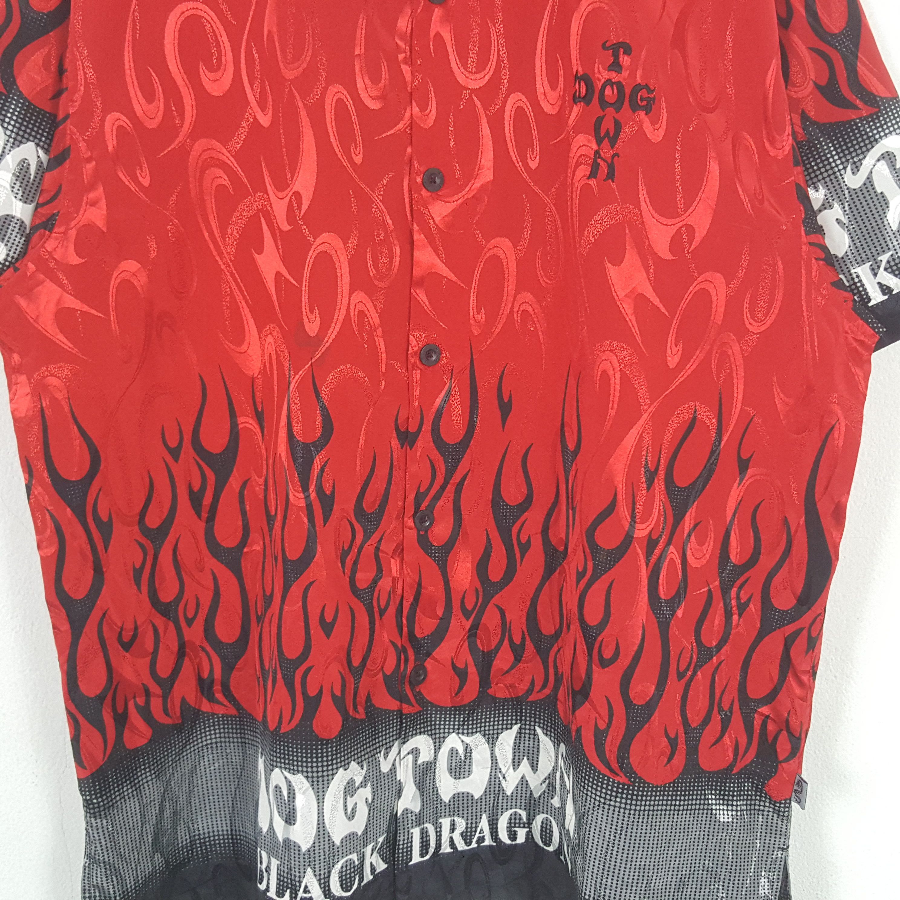 Dogtown Vintage Dogtown Black Dragon Shirt Button Up 31 Size US XXL / EU 58 / 5 - 4 Thumbnail