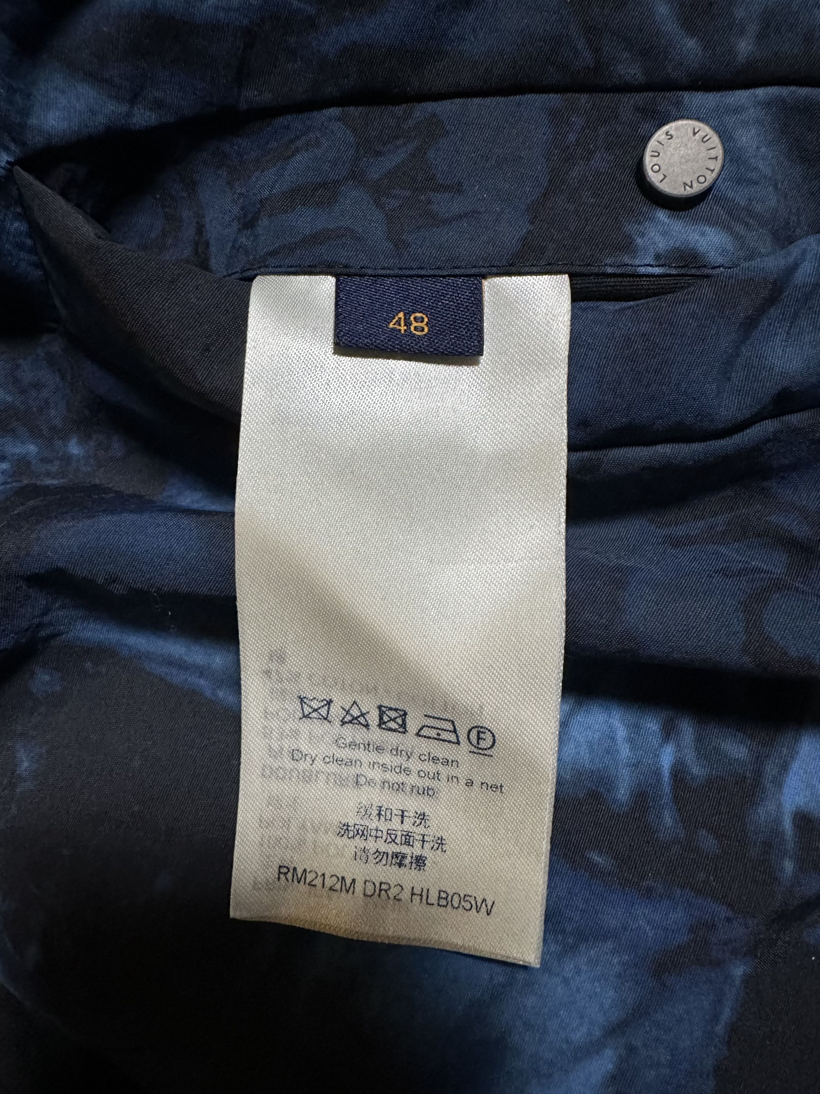 Louis Vuitton Louis Vuitton Blue Damier Salt Bomber Jacket Size US M / EU 48-50 / 2 - 4 Thumbnail