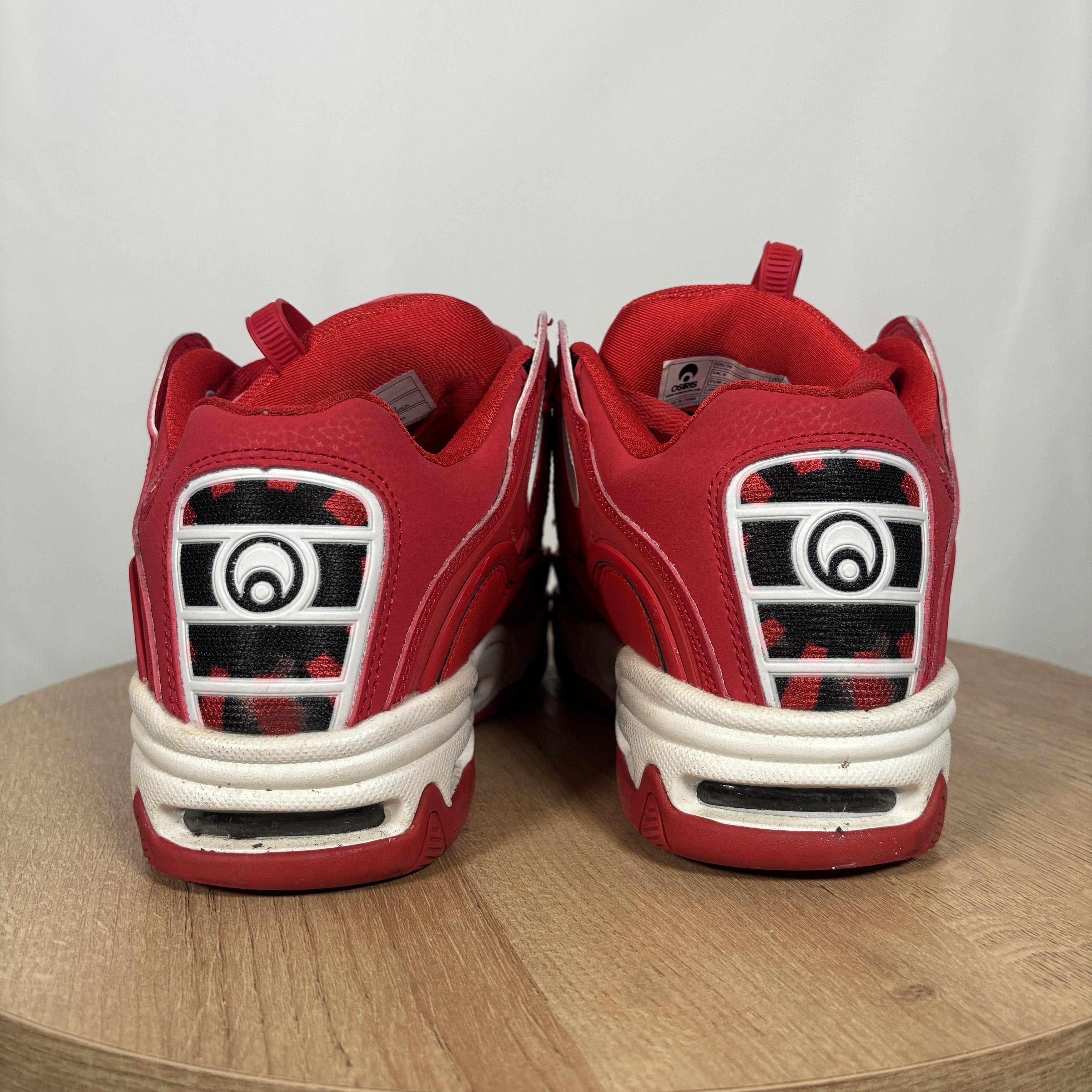 Osiris Osiris D3 2001 Red Rising Sun Used 10M Size US 10 / EU 43 - 4 Thumbnail