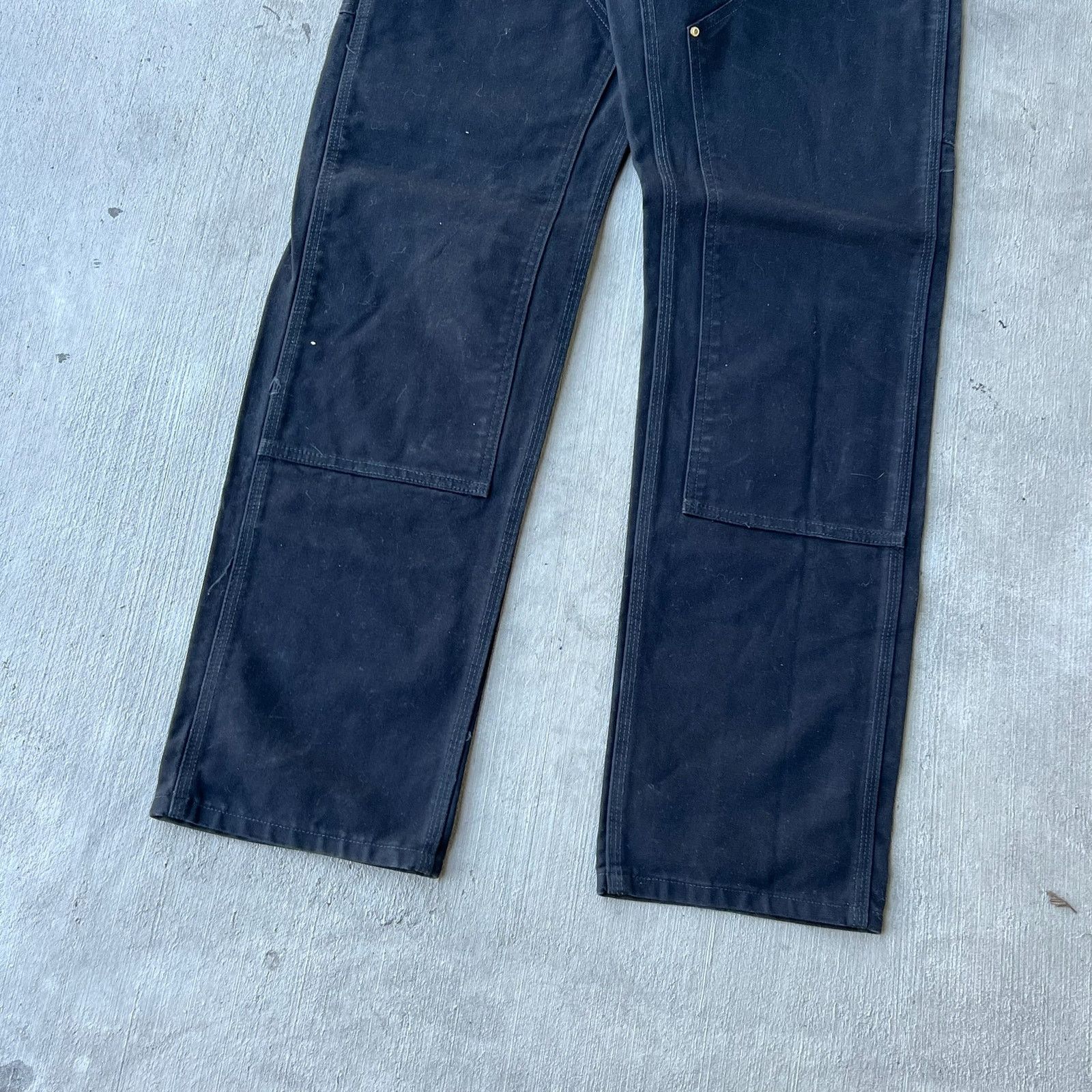 Carhartt × Vintage Carhartt black double knee work wear carpenter pants Size US 31 - 3 Thumbnail