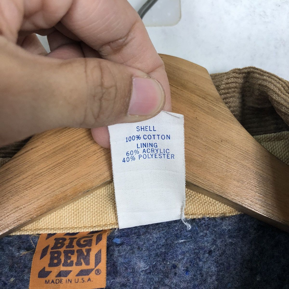 Toyo Enterprises 🔥70’s Vintage Chore Jacket Big Ben USA Blanket Lining Size US M / EU 48-50 / 2 - 18 Thumbnail