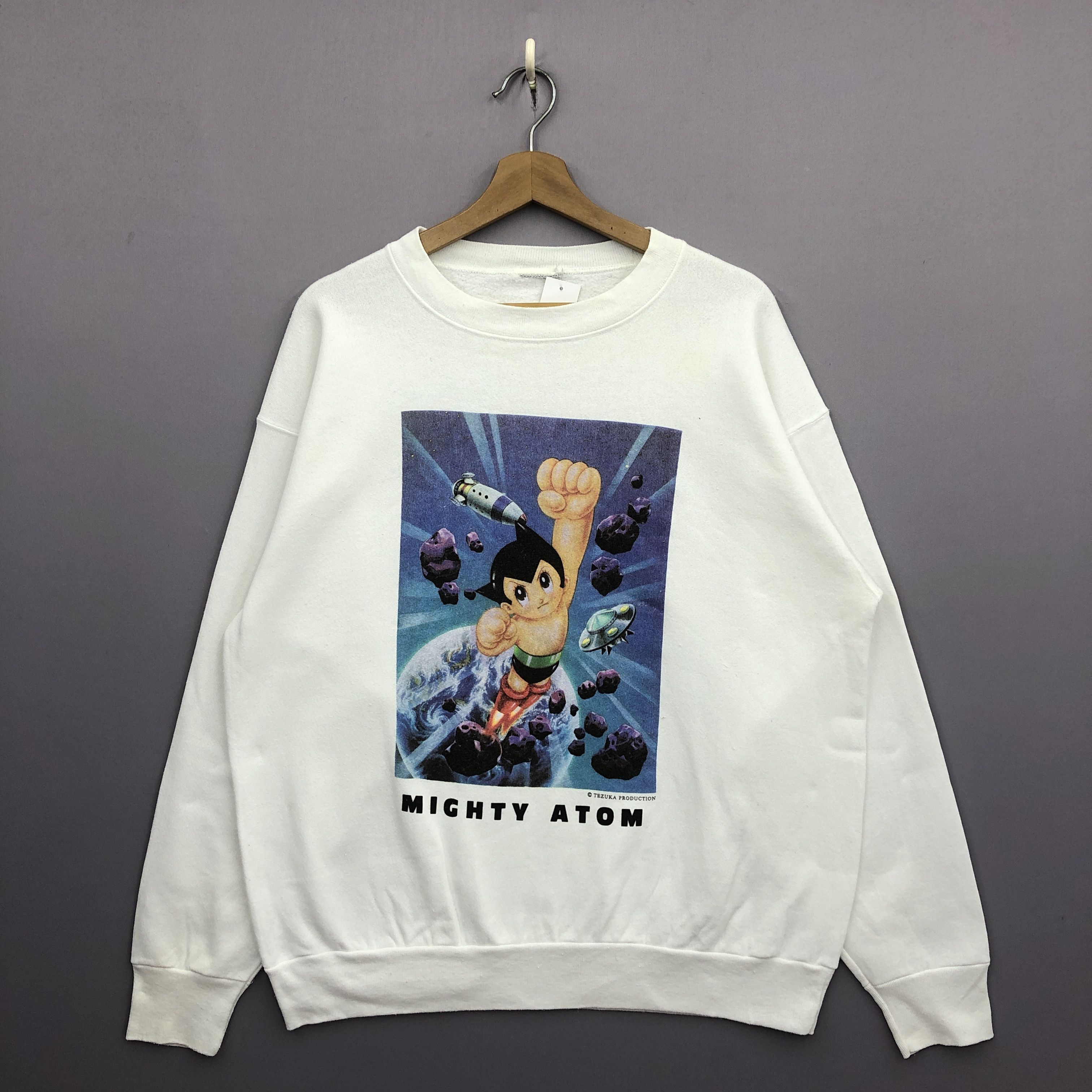 Anime × Japanese Brand × Vintage Vintage 90s Atomic Astroboy Sweater Mighty Atom Sweatshirt Size US L / EU 52-54 / 3 - 1 Thumbnail