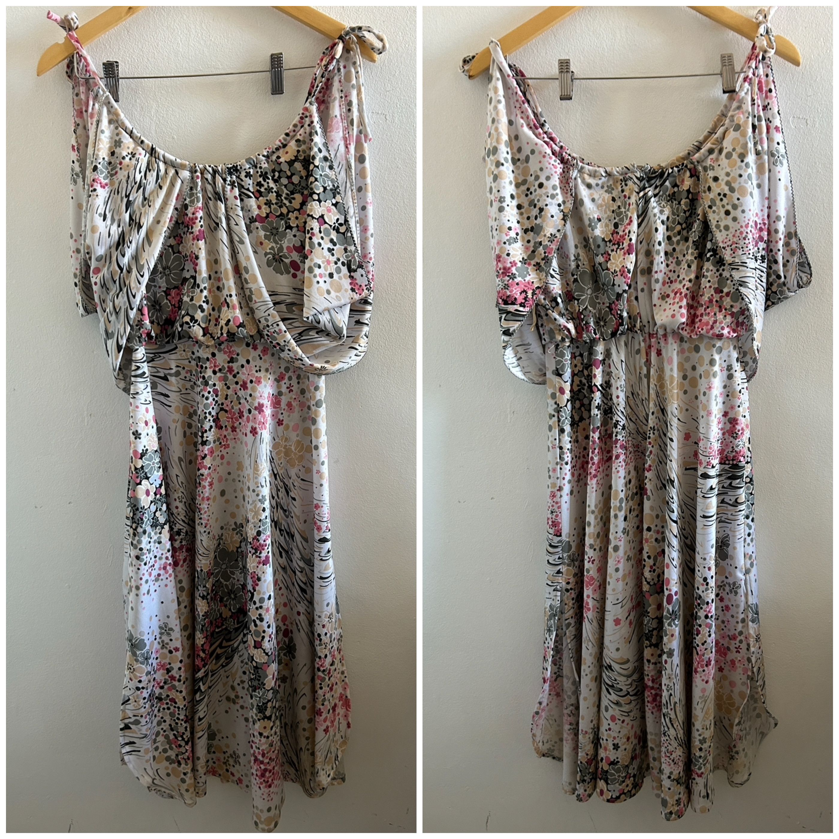 Vintage Vintage 80s Shubette London Blouson Midi Dress Size M / US 6-8 / IT 42-44 - 10 Thumbnail