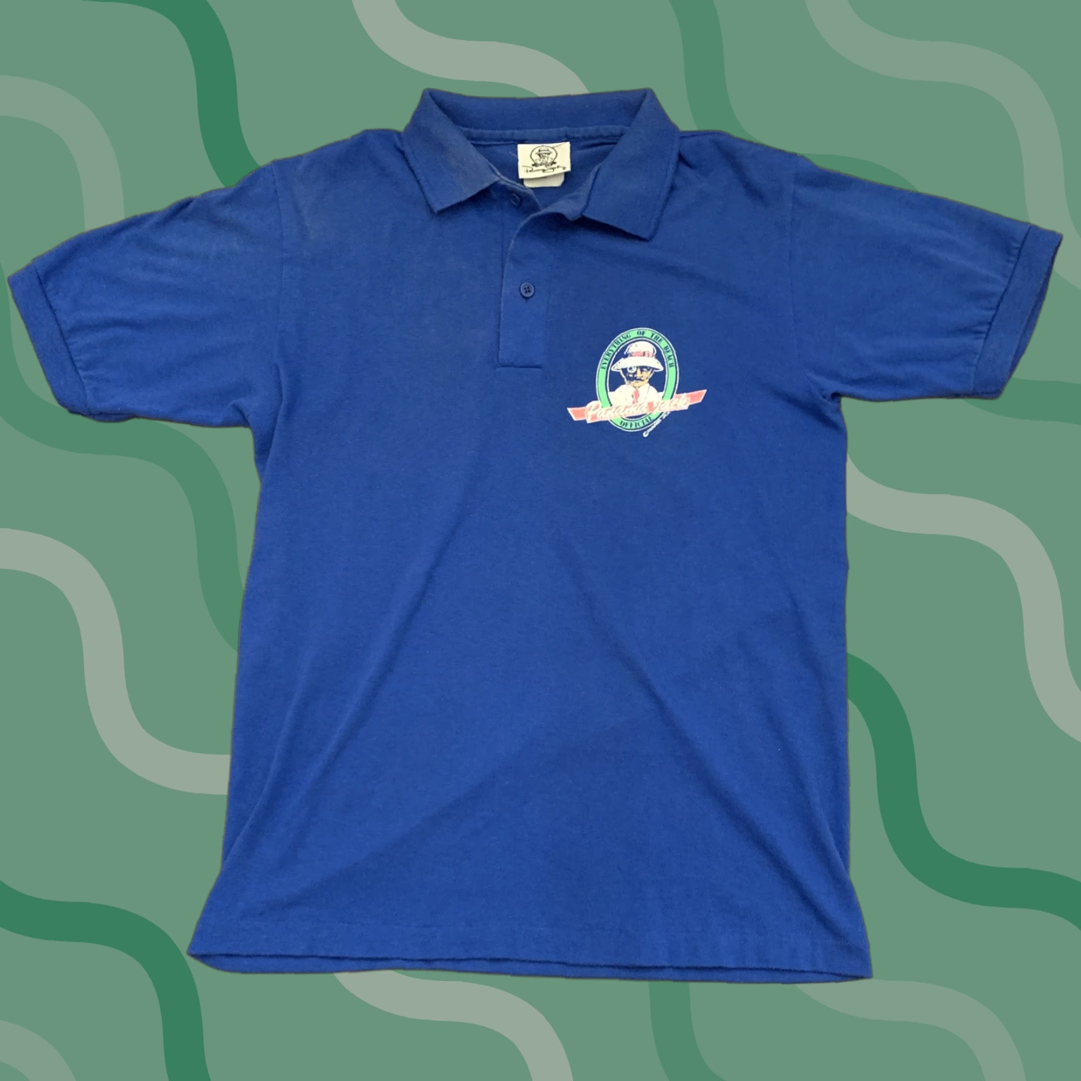 Vintage VINTAGE Panama Jack Polo Shirt S Panama Blue Single Stitch Men’s Size S Size US S / EU 44-46 / 1 - 1 Thumbnail