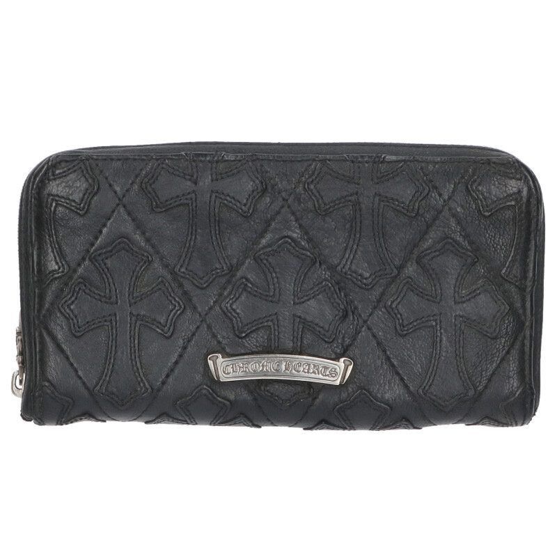 Chrome Hearts Chrome Hearts Cemetery Cross Quilted Wallet Size ONE SIZE - 2 Thumbnail