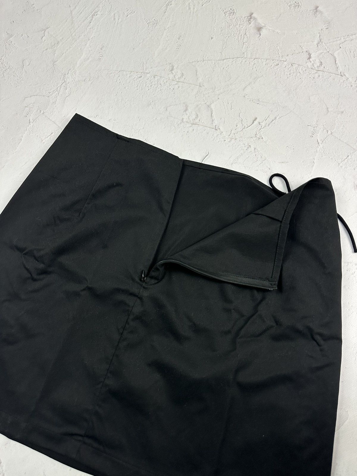 Japanese Brand × Vintage Vintage Black Mini Skirt Size 29" - 7 Thumbnail