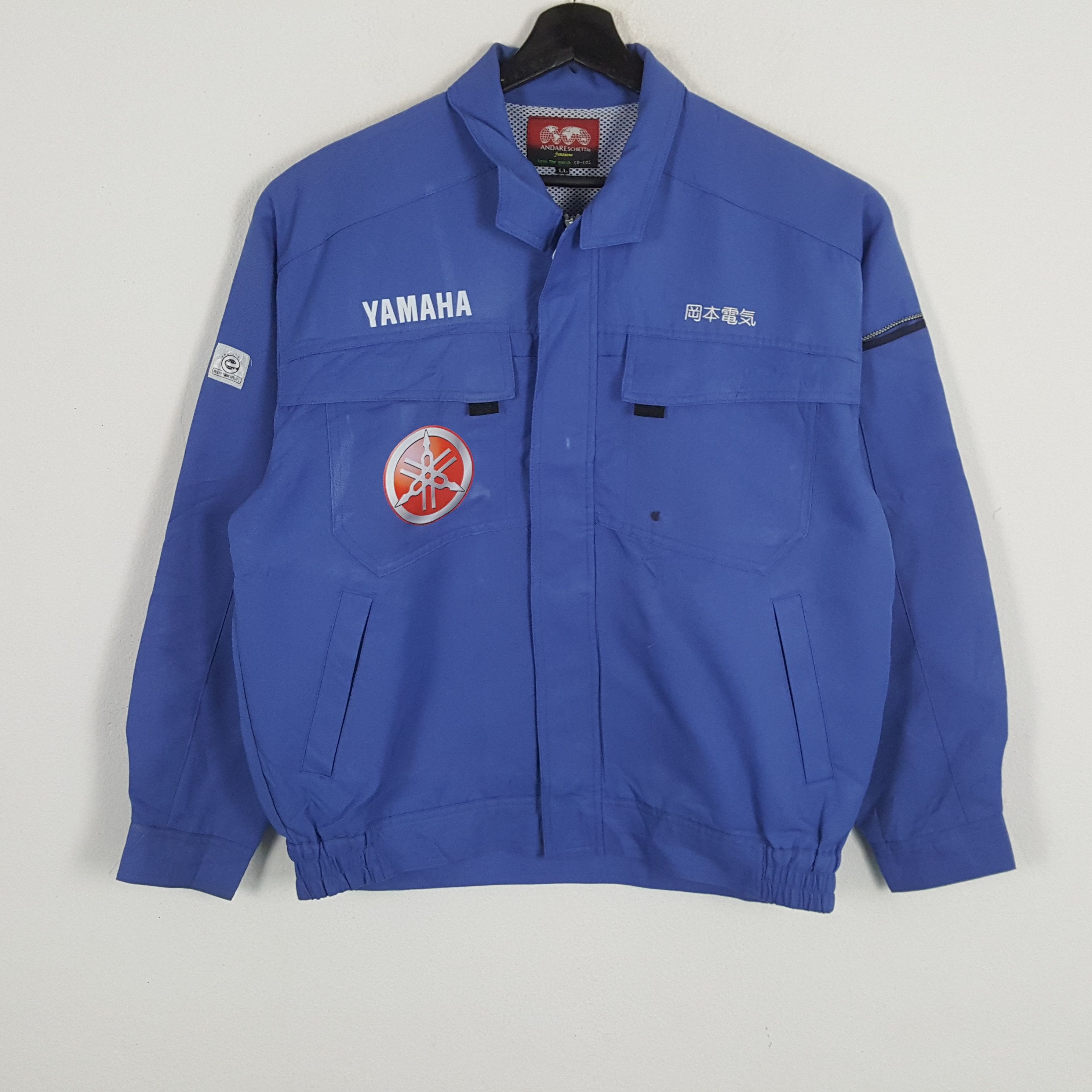 Vintage YAMAHA Japanese Brand Workwear Custom Jacket Size US L / EU 52-54 / 3 - 3 Thumbnail