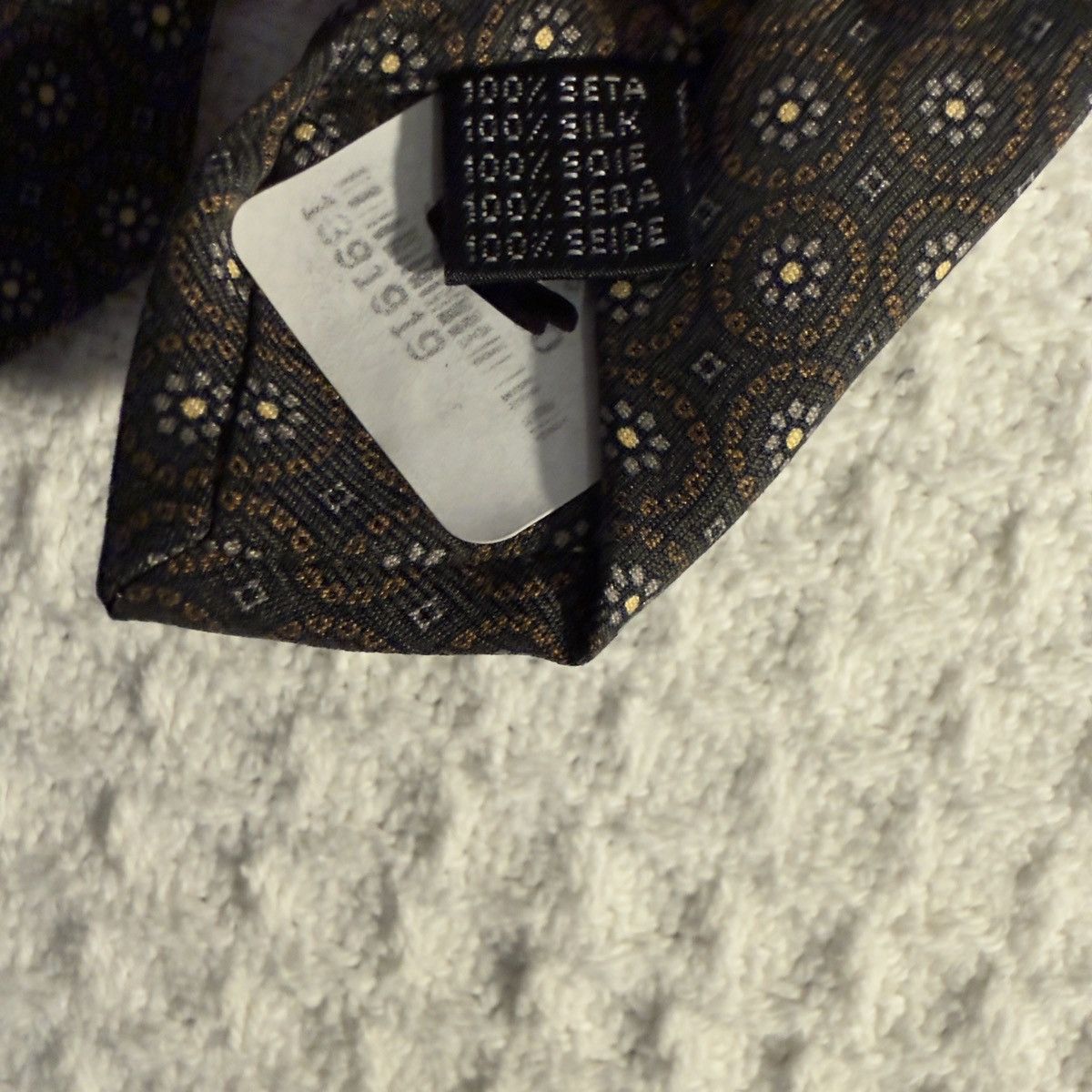 Other Miller Brothers Ltd 100% Silk Patterned Tie Size ONE SIZE - 8 Thumbnail