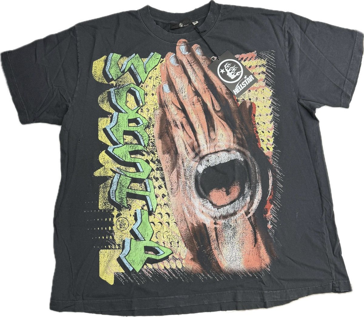 HELLSTAR Hellstar Worship Hands T-shirt Size US XXL / EU 58 / 5 - 1 Thumbnail